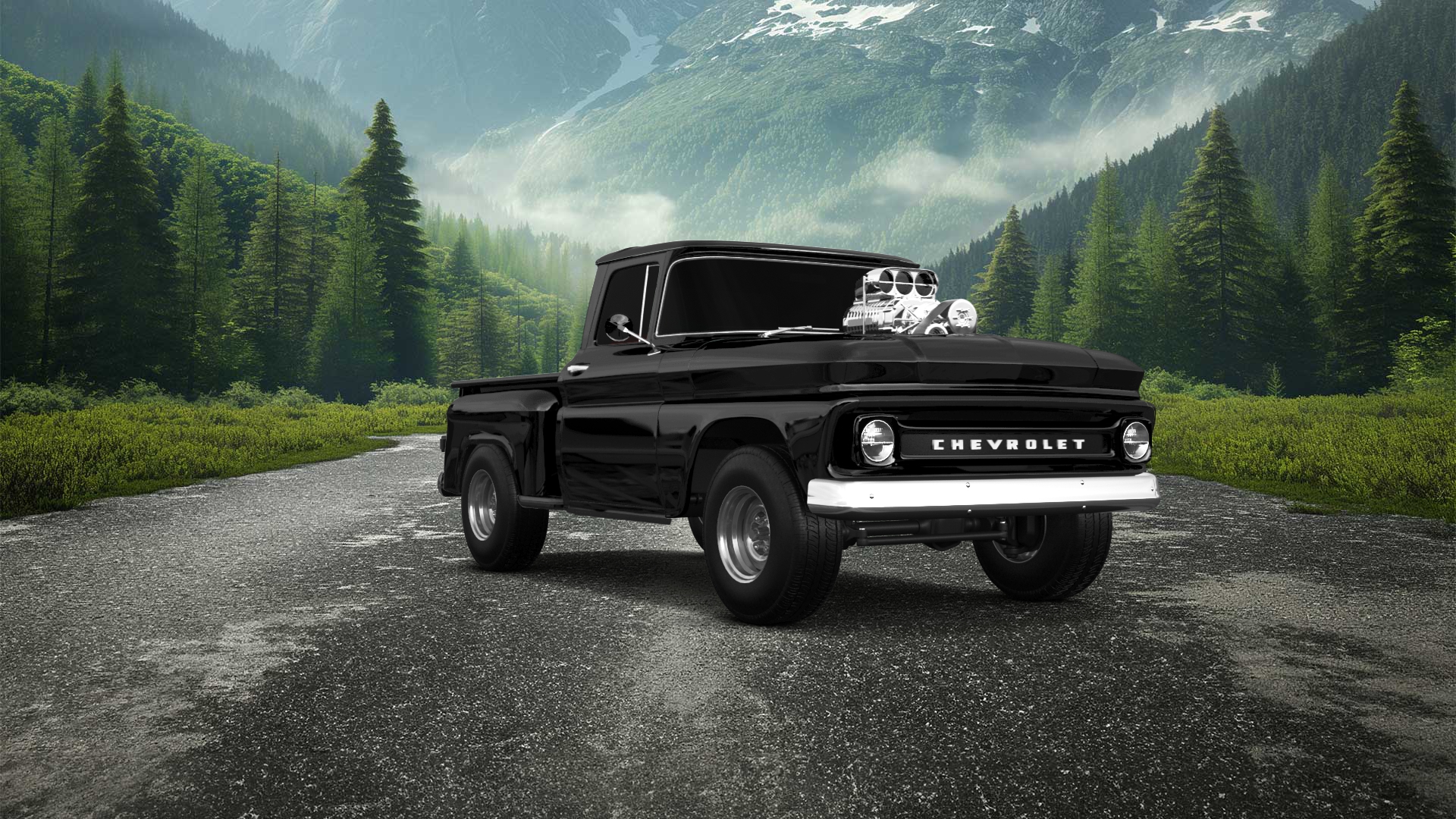 Chevrolet C-10 Stepside 2 Door pickup truck 1963