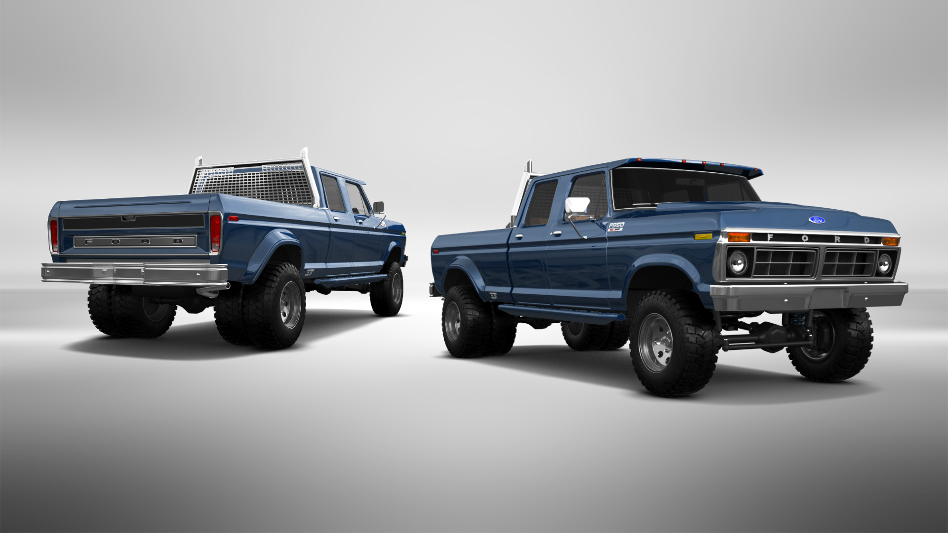 Ford F-350 Dually 4 Door pickup truck 1973 Images