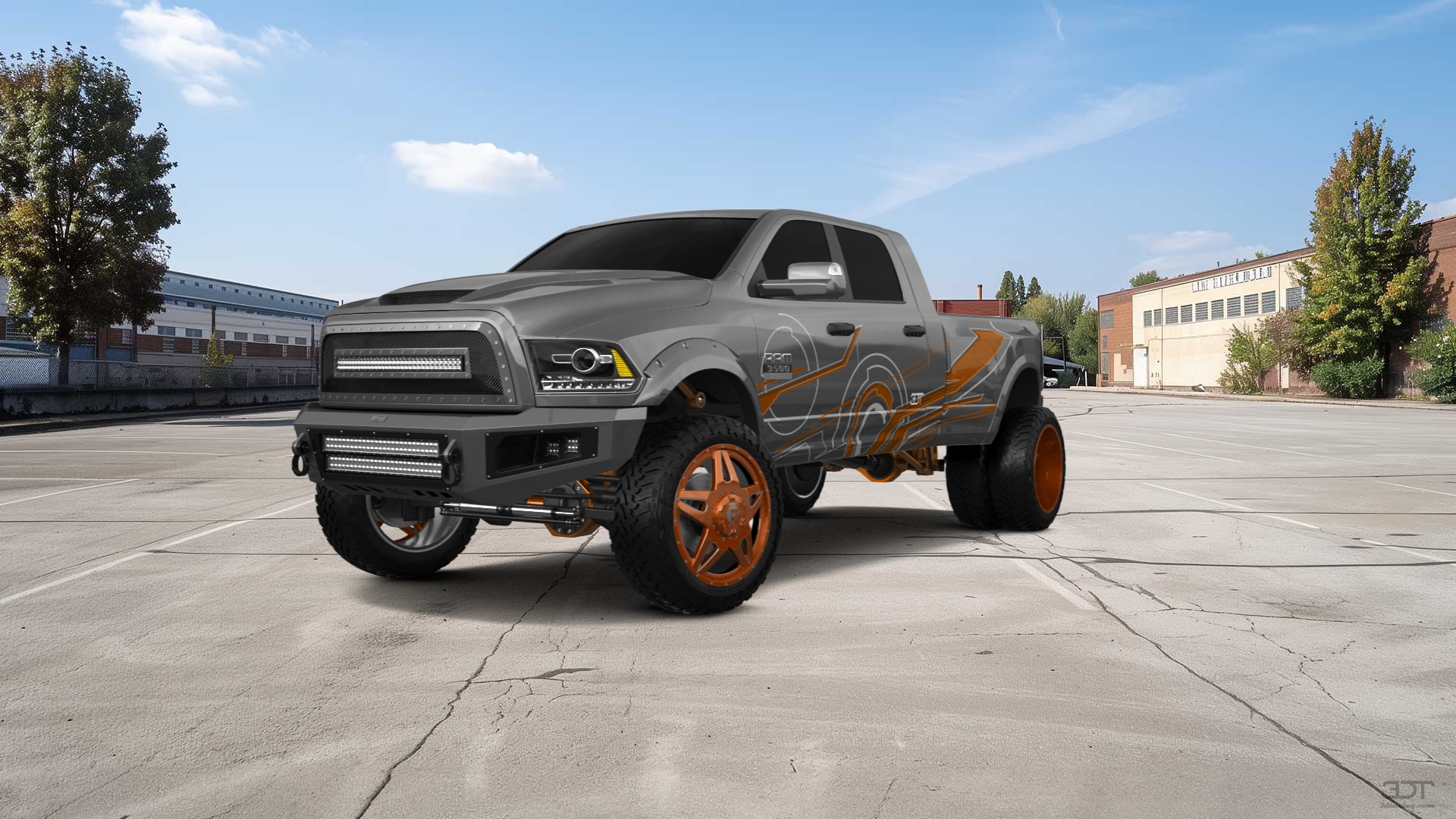 Dodge Ram 3500 4 Door Truck 2014