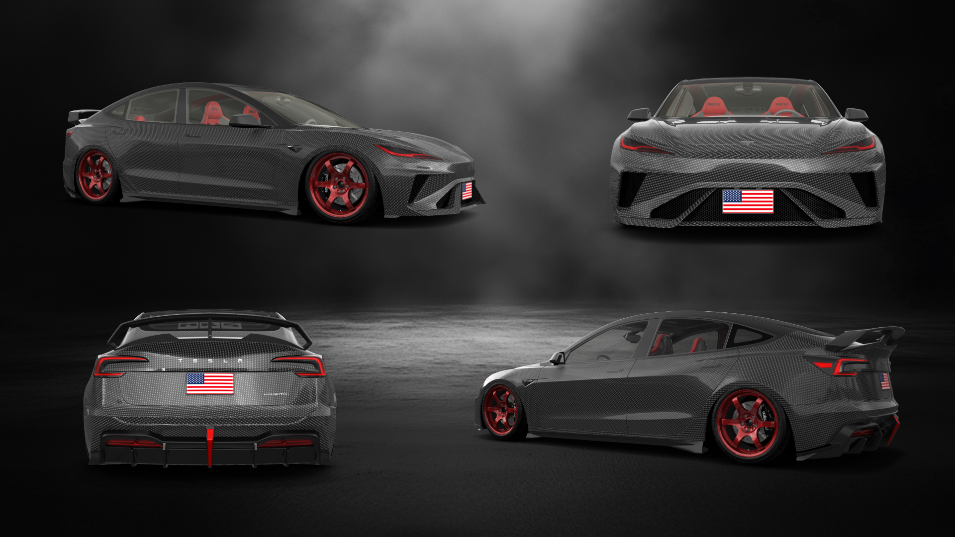 Tesla Model 3 4 Door Saloon 2023 tuning