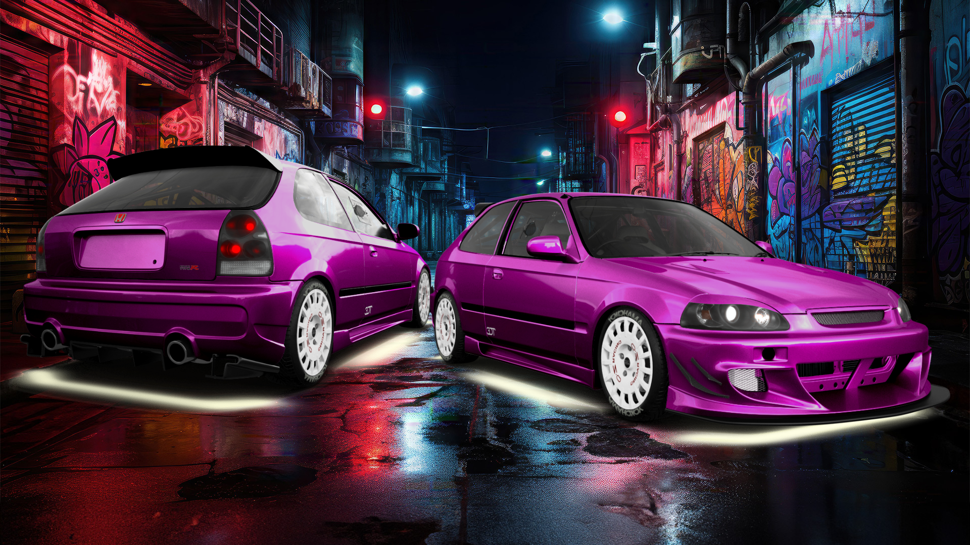 Honda Civic 3 Door Hatchback 1997 tuning