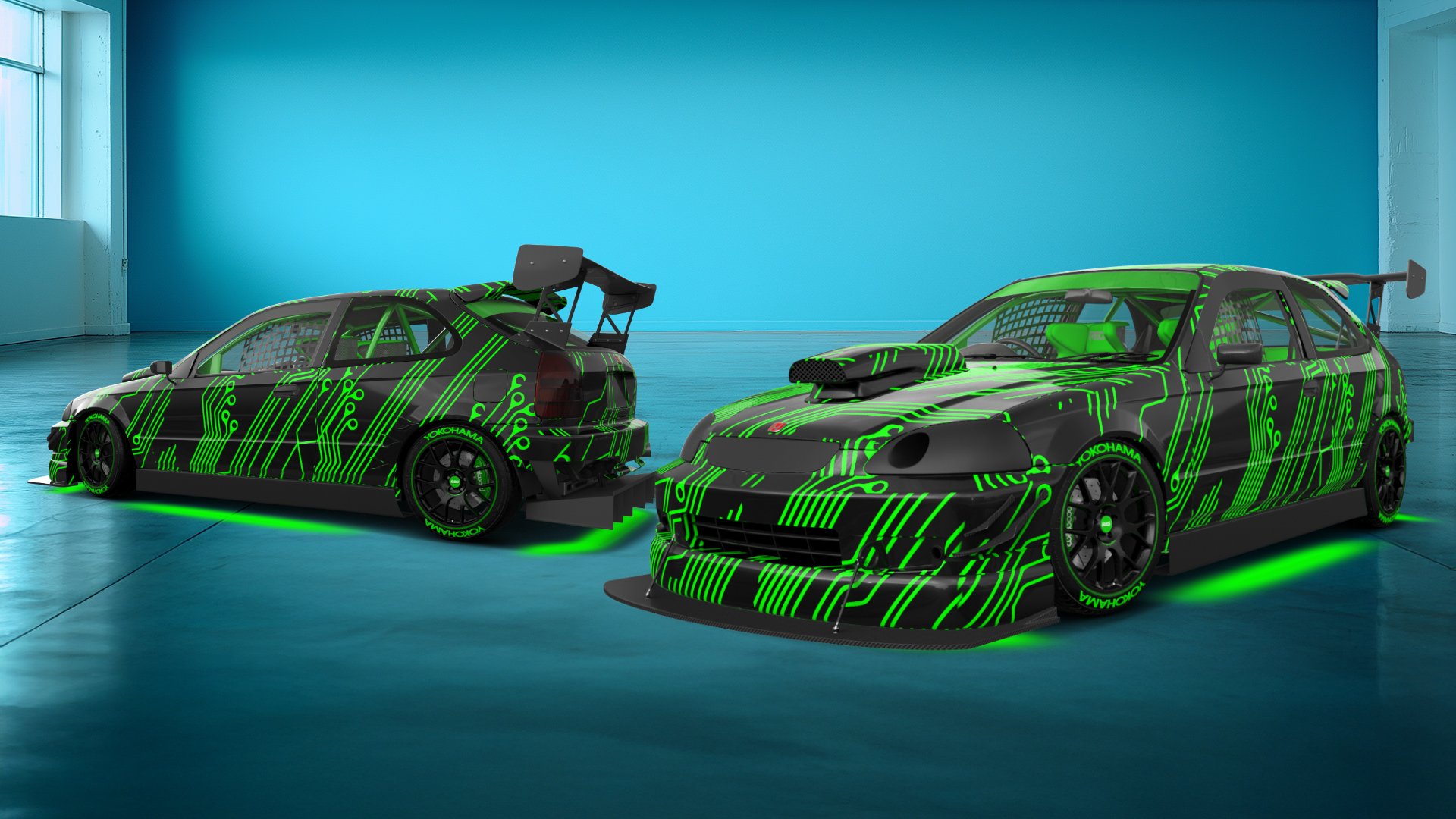 Honda Civic 3 Door Hatchback 1997 tuning