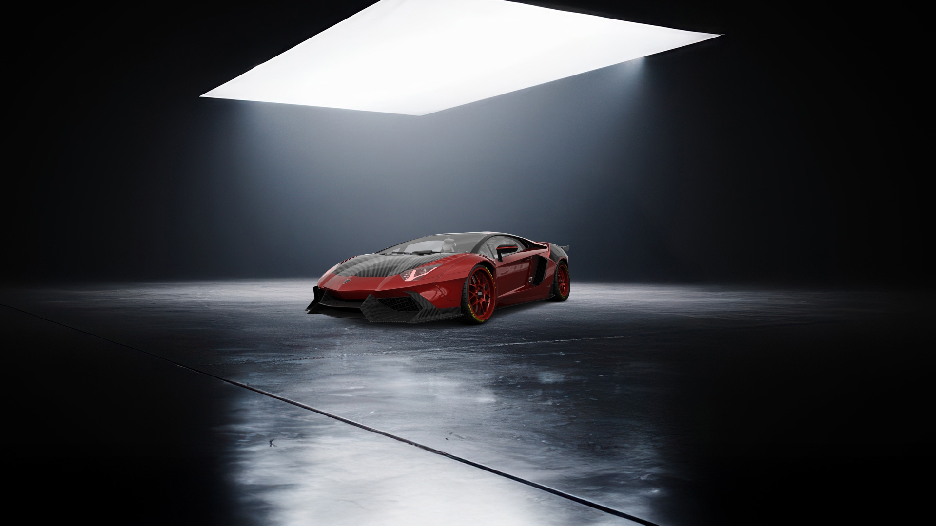 Lamborghini Aventador 2 Door Coupe 2012 tuning