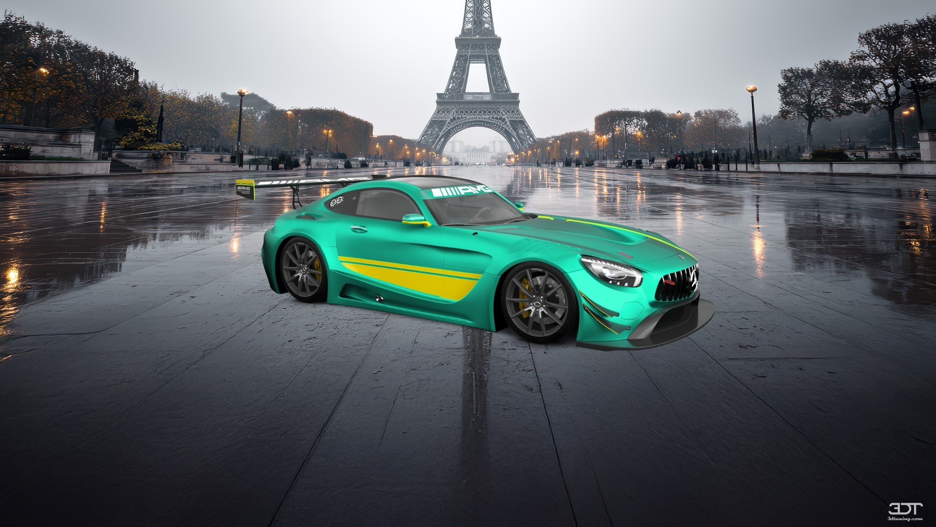Mercedes AMG GT 2 door fastback coupe 2015 tuning