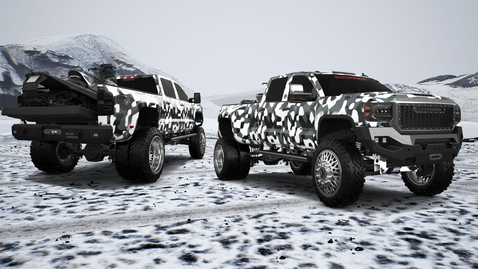 GMC Sierra 3500 HD Crew Cab 4 Door pickup truck 2015 tuning