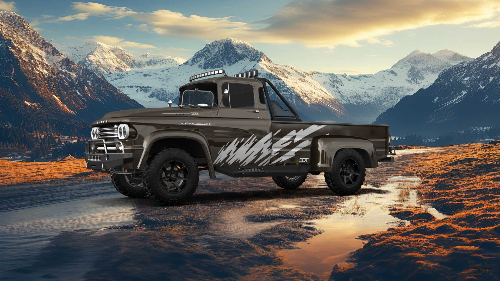 Dodge Power Wagon W300 2 Door pickup truck 1958 Images