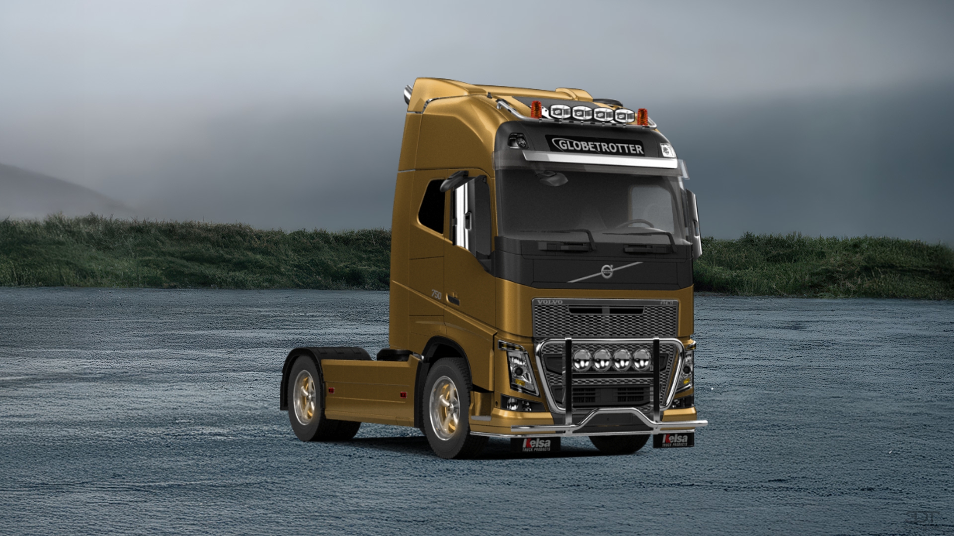 Volvo FH16 Globetrotter XL Cab Truck 2013 tuning