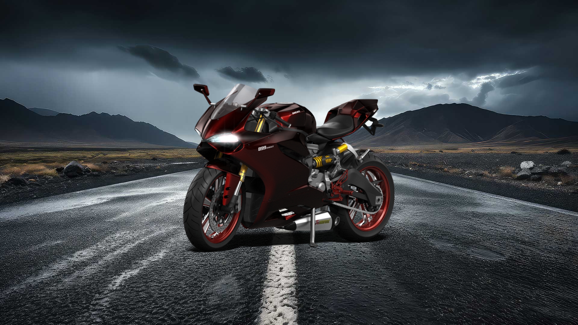 Ducati 899 Panigale Sport Bike 2015