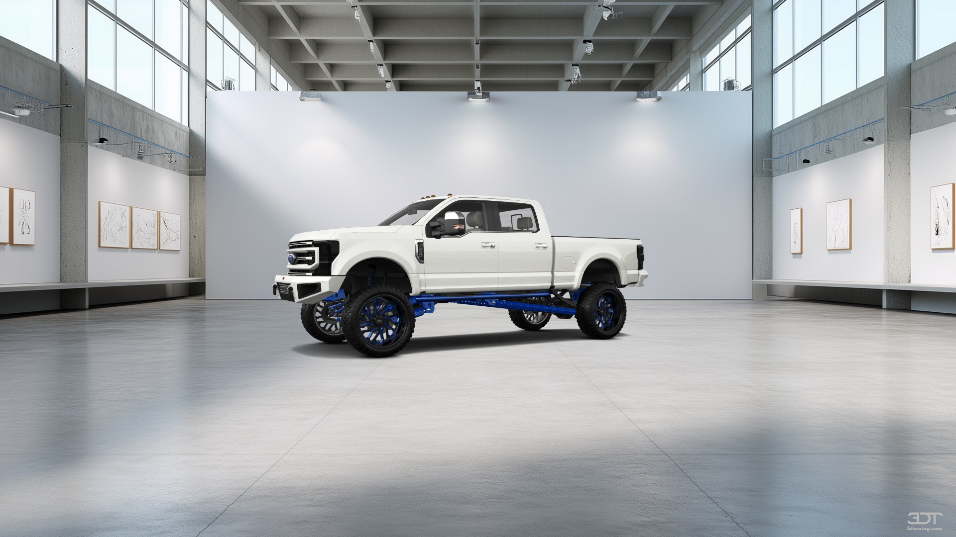 Ford F-250 4 Door pickup truck 2021 tuning