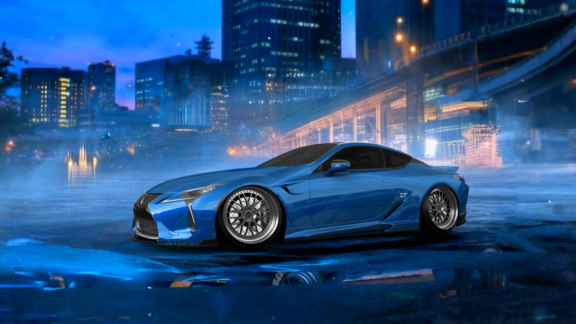 Lexus LC500 2 door fastback coupe 2017 tuning