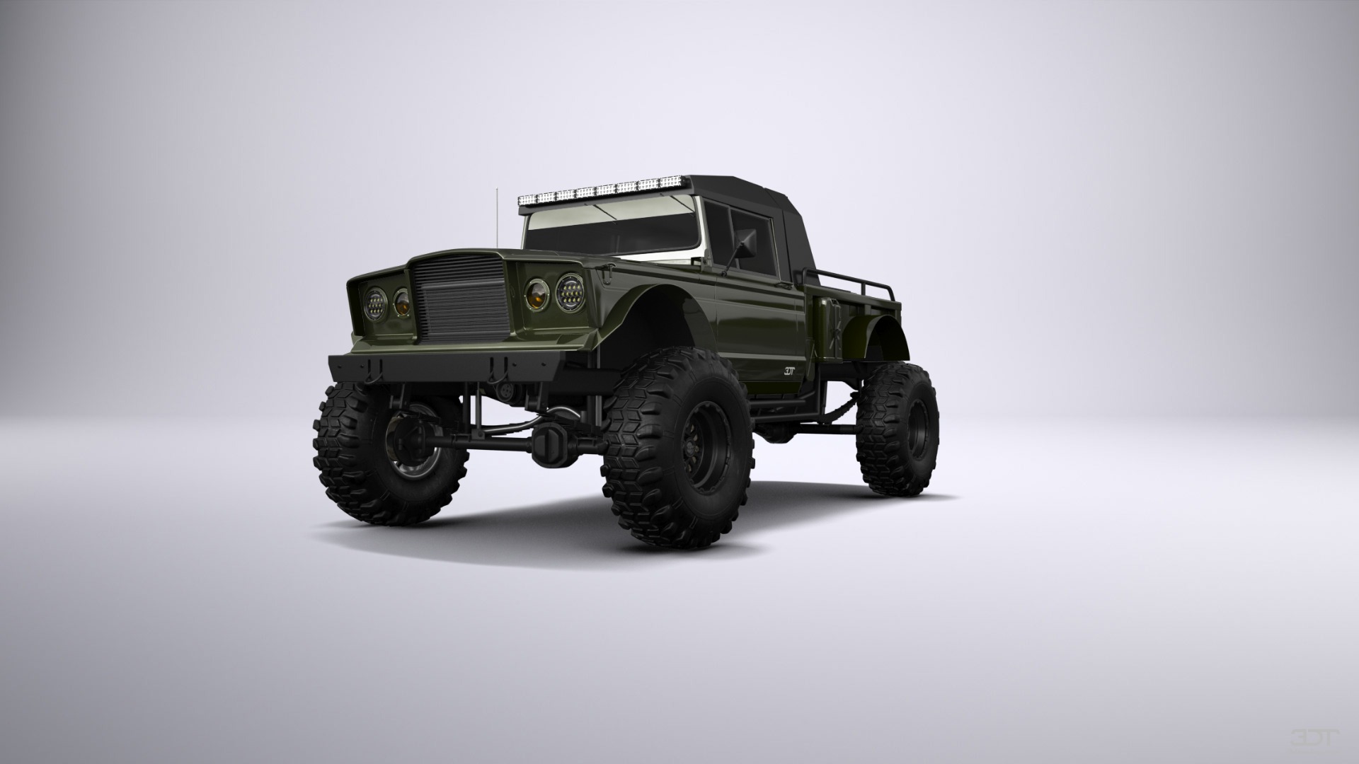 Tuning Jeep Kaiser M715 2 Door pickup truck 1968