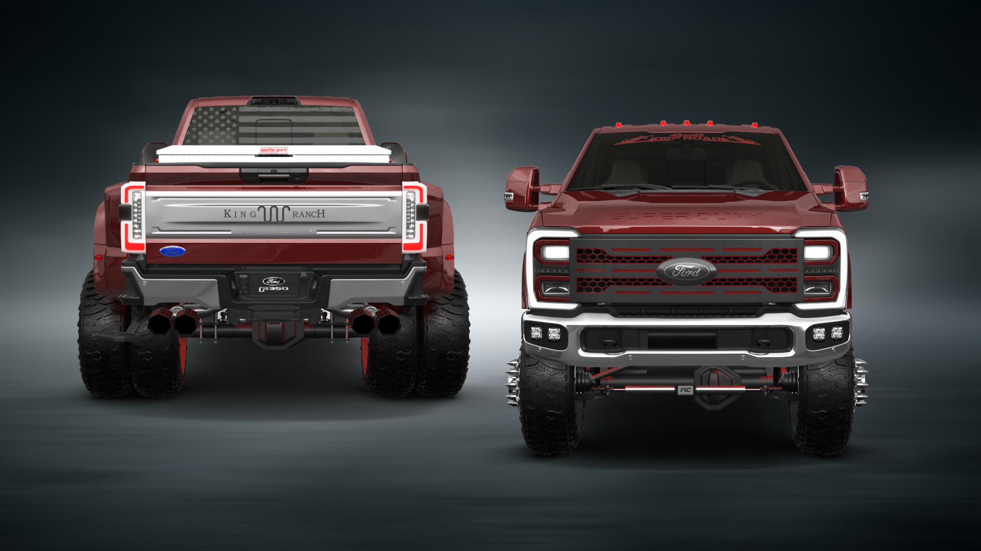 Ford F-350 DRW Crew Cab 4 Door pickup truck 2023 tuning