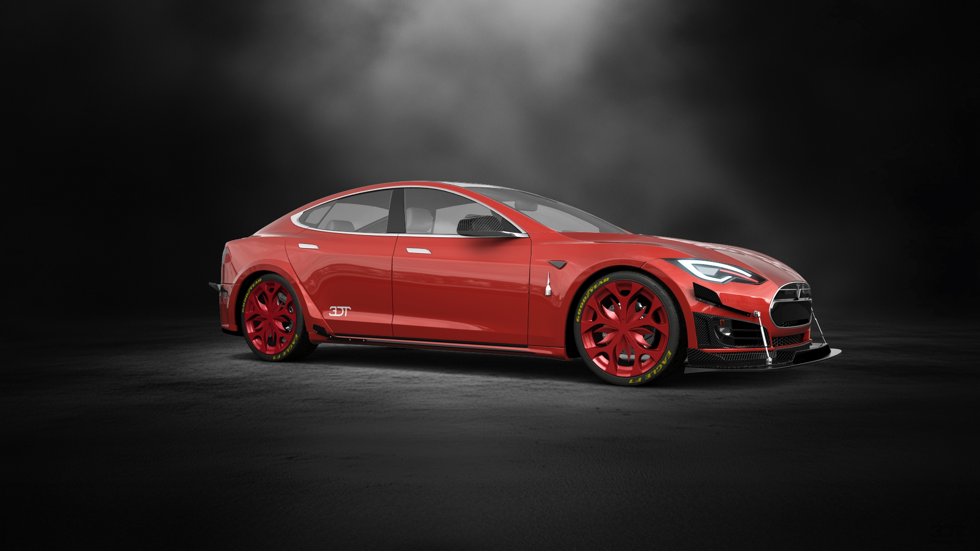 Tesla Model S 5 Door Liftback 2013 tuning