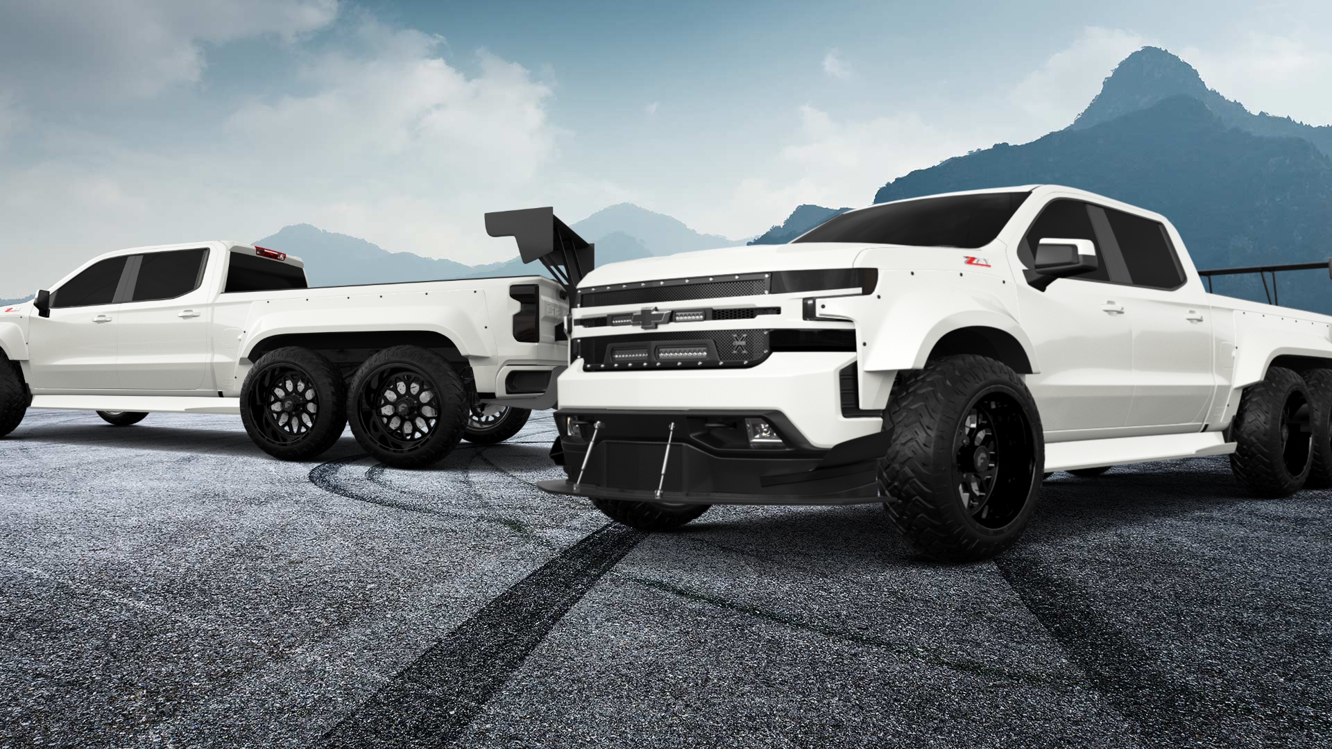 Chevrolet Silverado Hennessey Goliath 6X6 Truck 2020 tuning