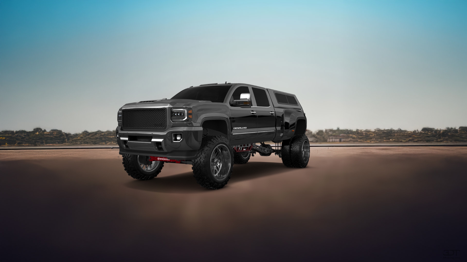 GMC Sierra 3500 HD Crew Cab 4 Door pickup truck 2015 tuning