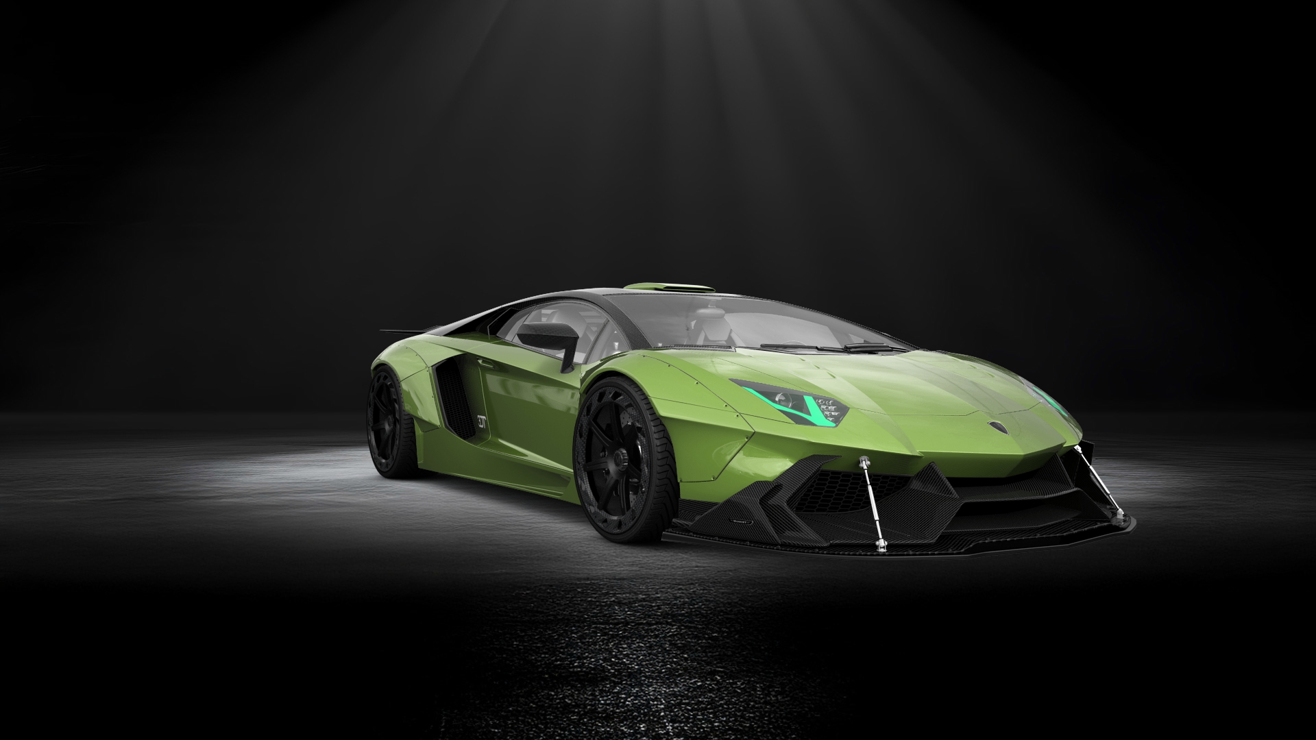 Lamborghini Aventador 2 Door Coupe 2012 tuning