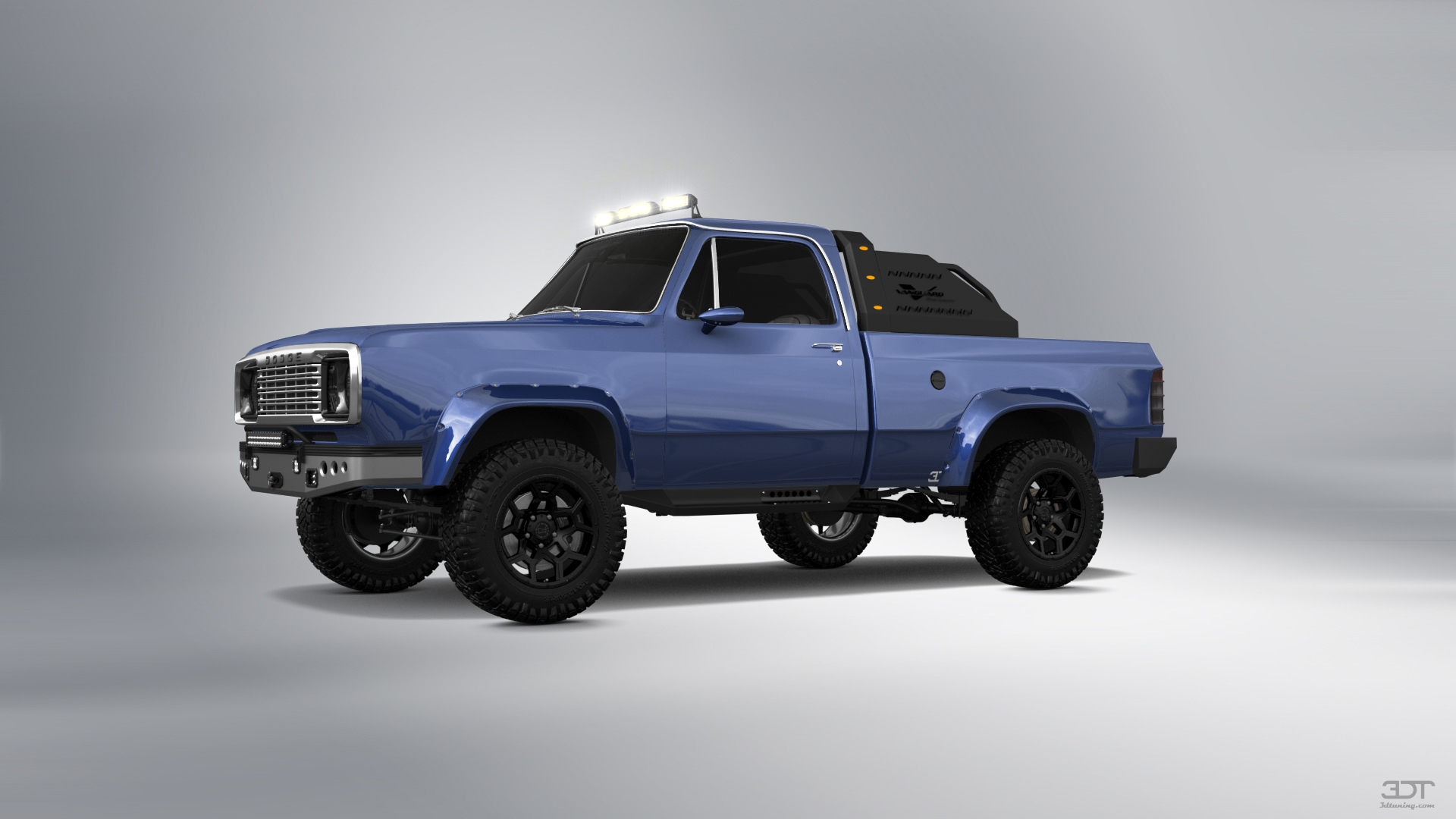 Dodge Power Wagon W200 2 Door pickup truck 1977 tuning