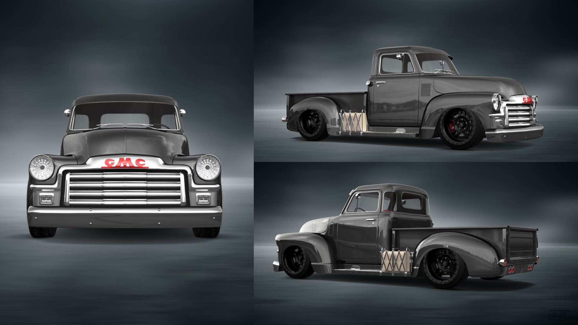 GMC 100 Stepside 2 Door pickup truck 1954