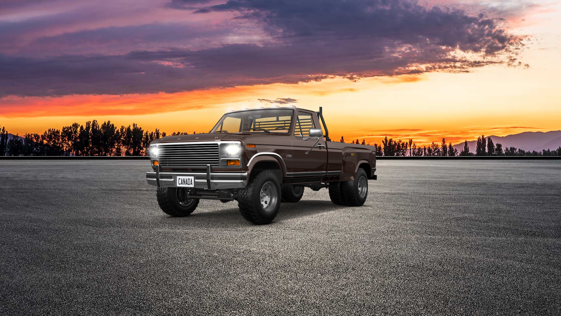 Ford F-350 Dually Regular Cab 2 Door pickup truck 1980 tuning