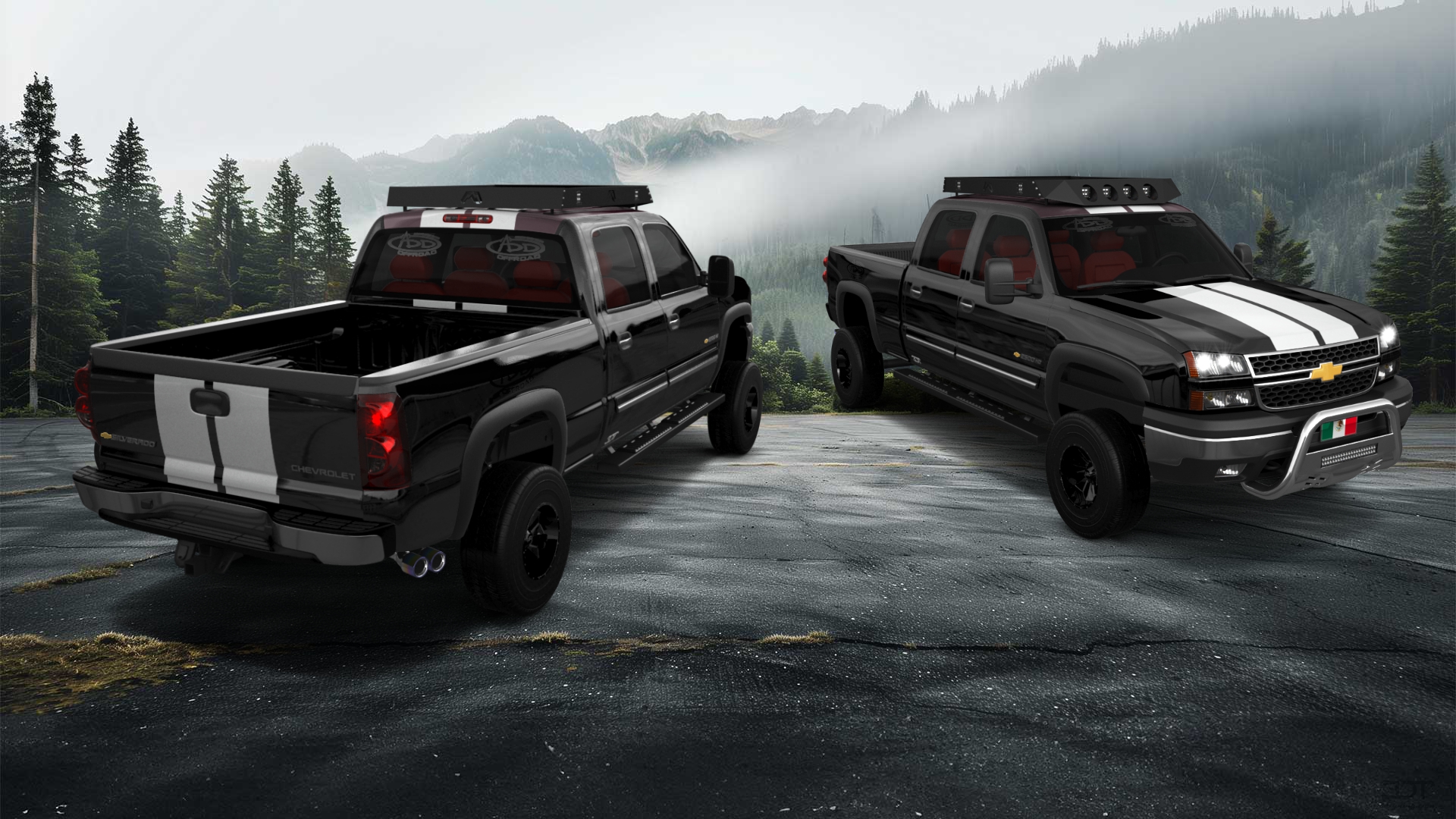 Chevrolet Silverado 2500 HD Long Box 4 Door pickup truck 2002 tuning