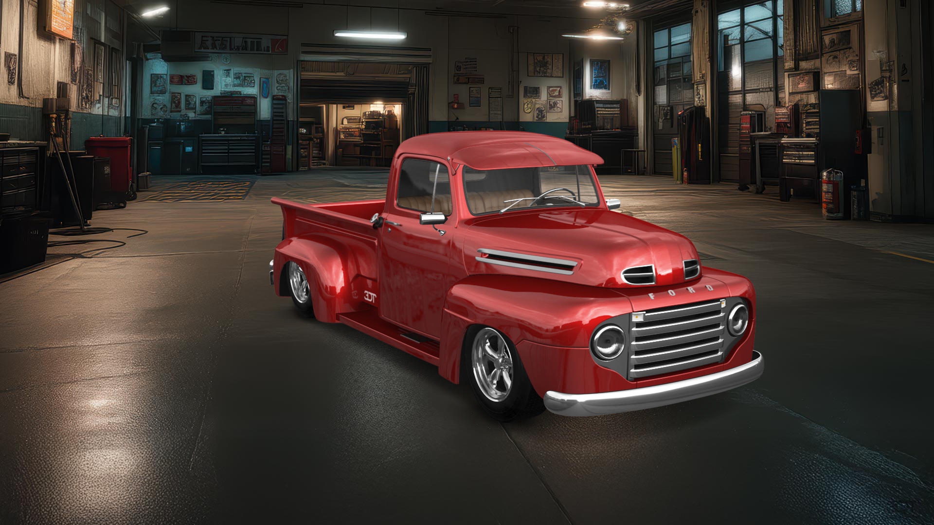 Ford F1 2 Door pickup truck 1949 tuning