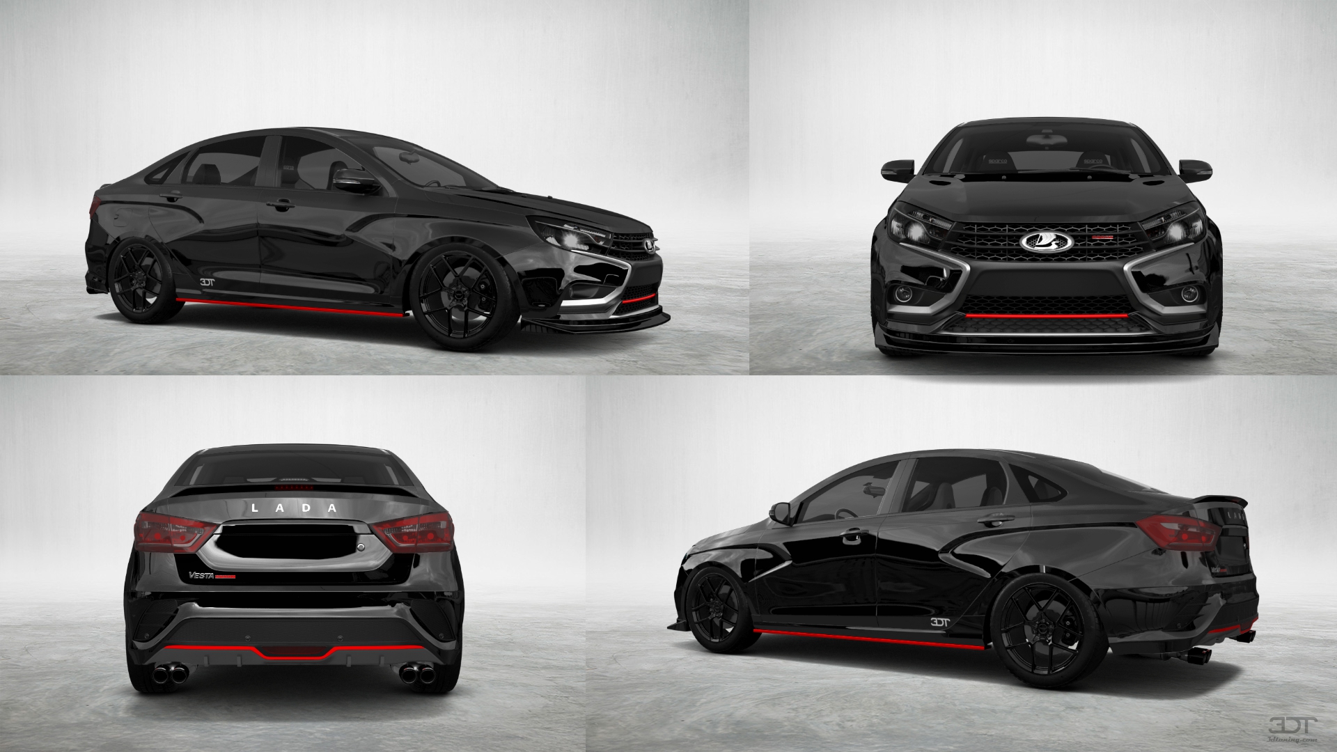 Lada Vesta 4 Door Saloon 2016 tuning