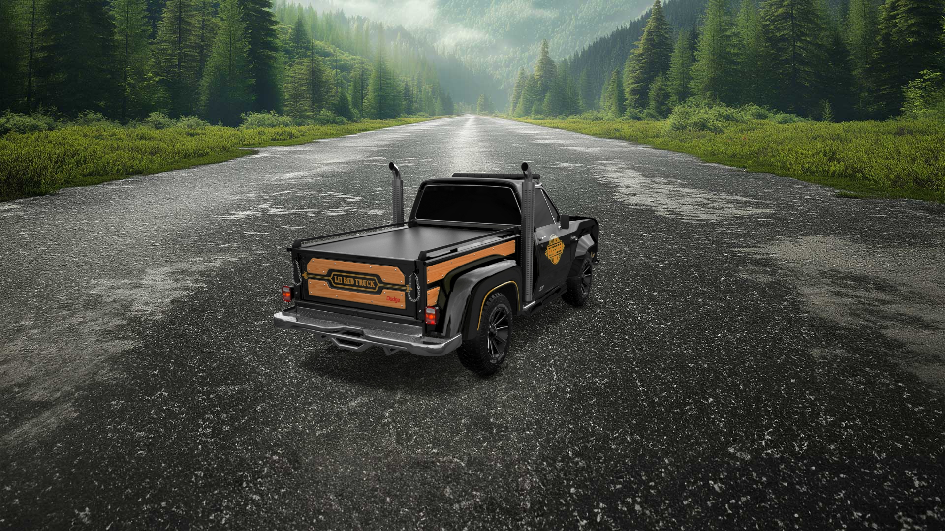Dodge Lil Red Express 2 Door pickup truck 1978 tuning