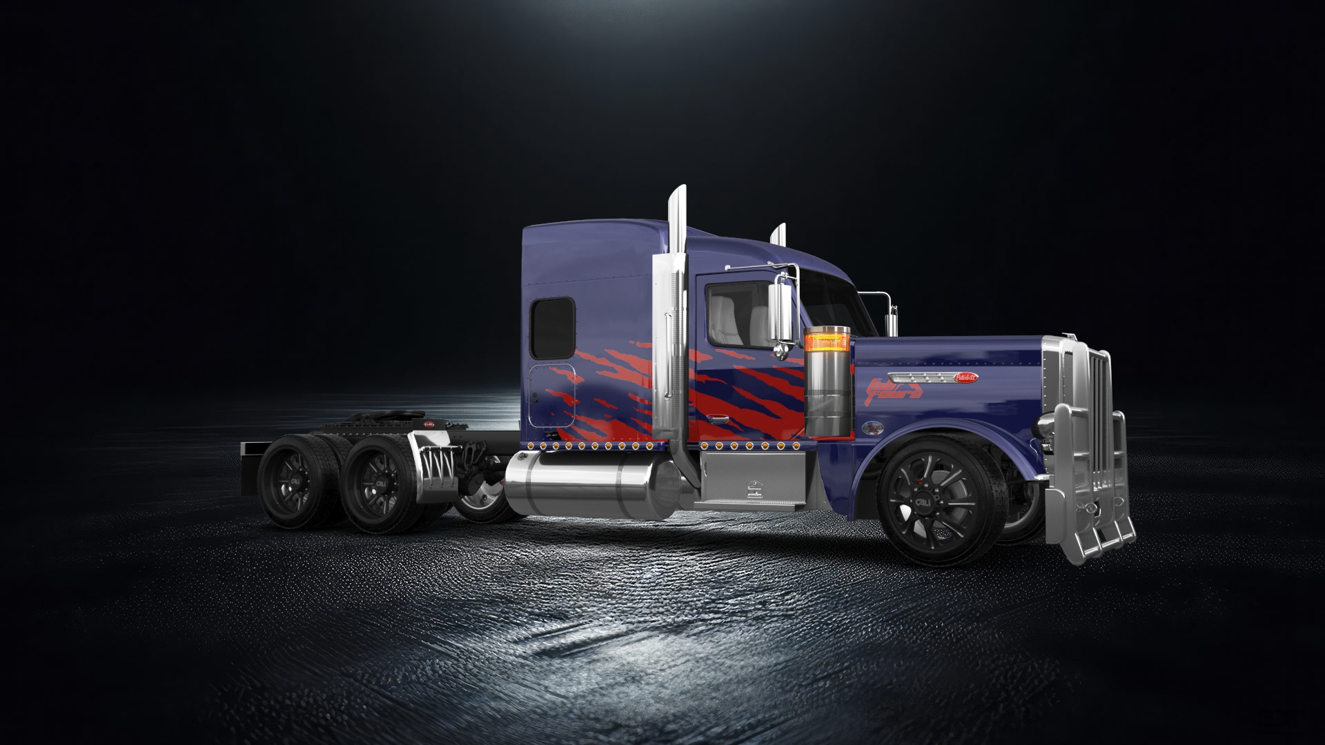 Peterbilt 589 Sleeper Cab Truck 2024 tuning