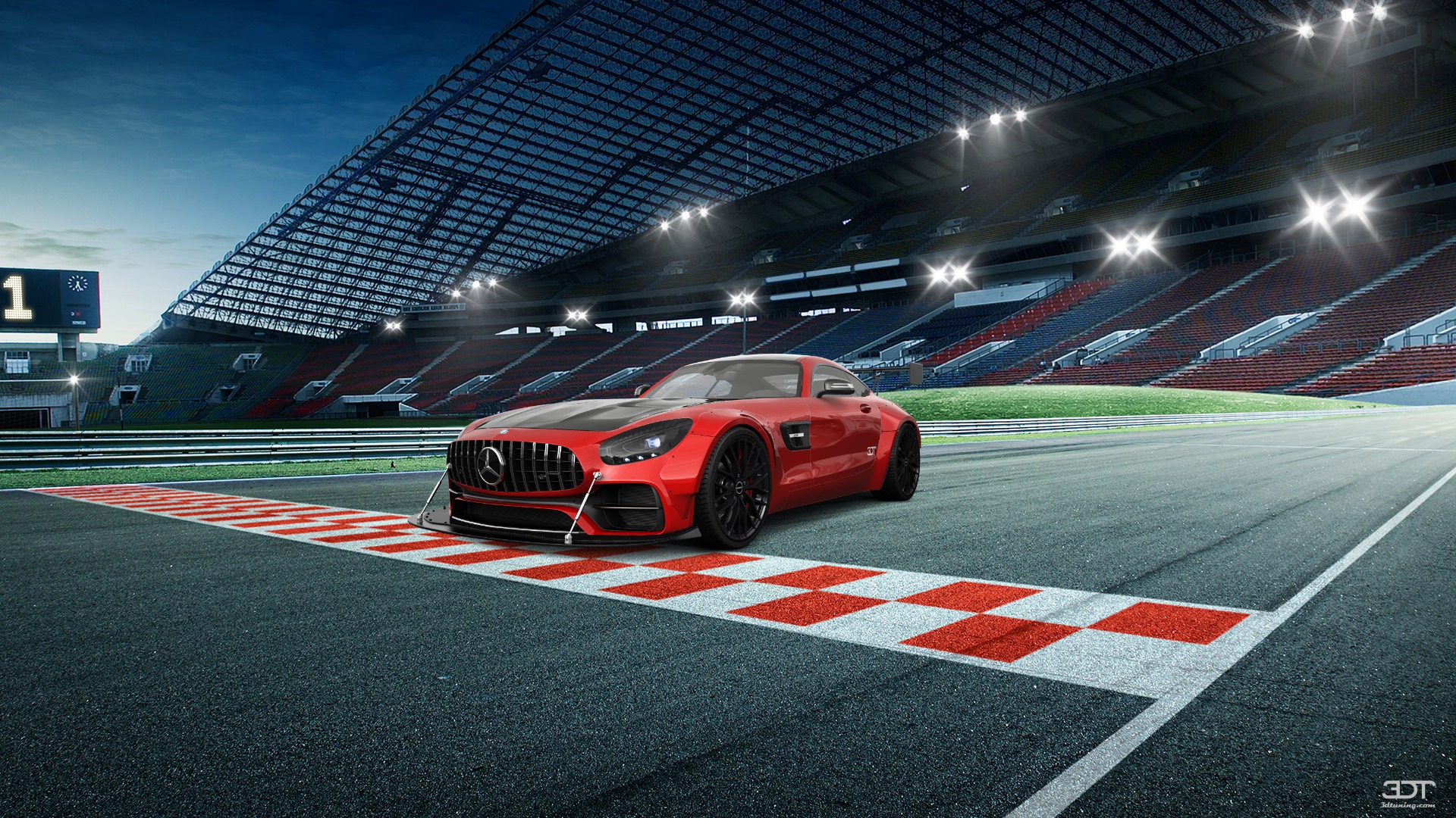 Mercedes AMG GT 2 door fastback coupe 2016