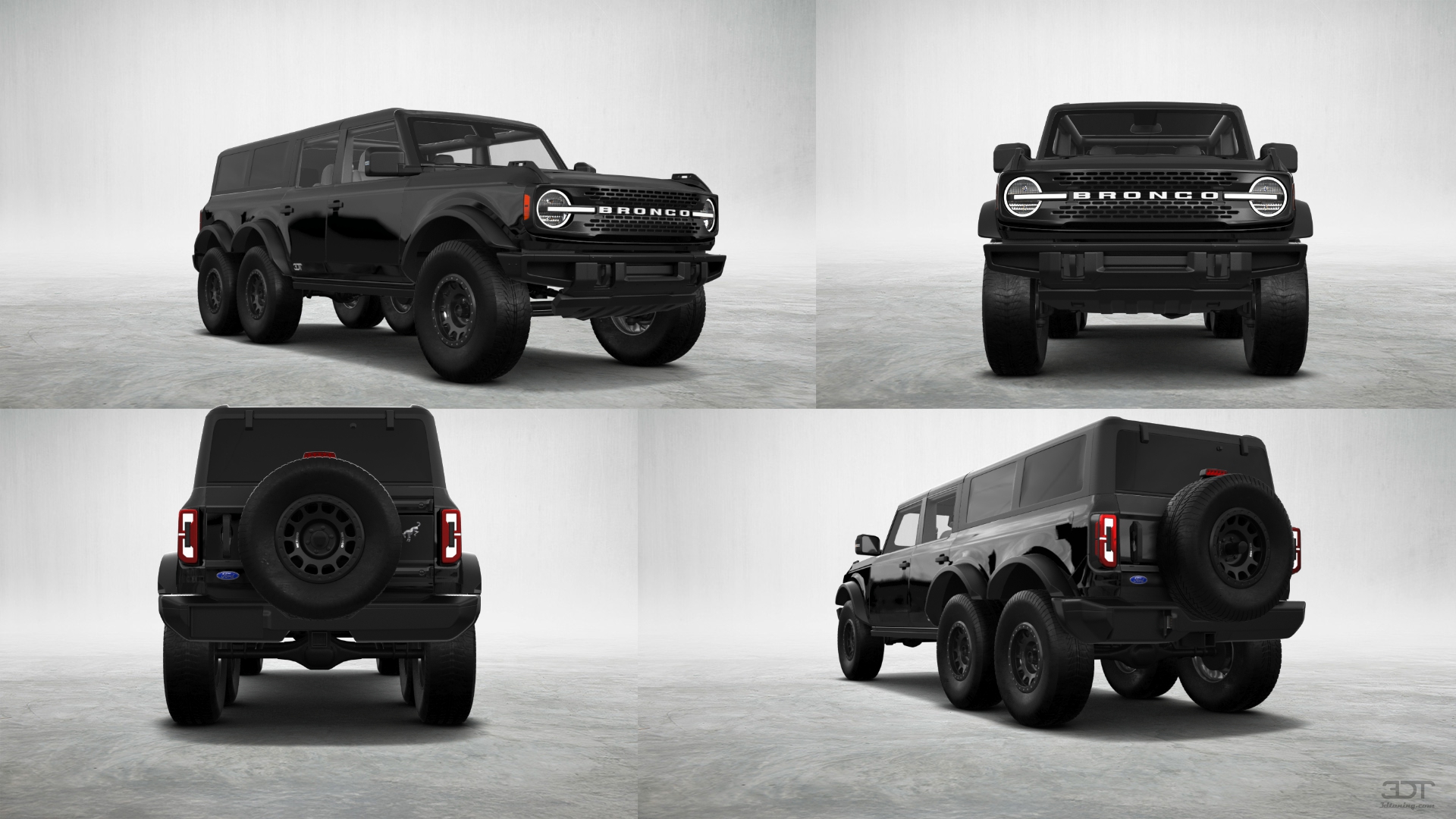 Ford Bronco 6X6 4 Door pickup truck 2021 tuning