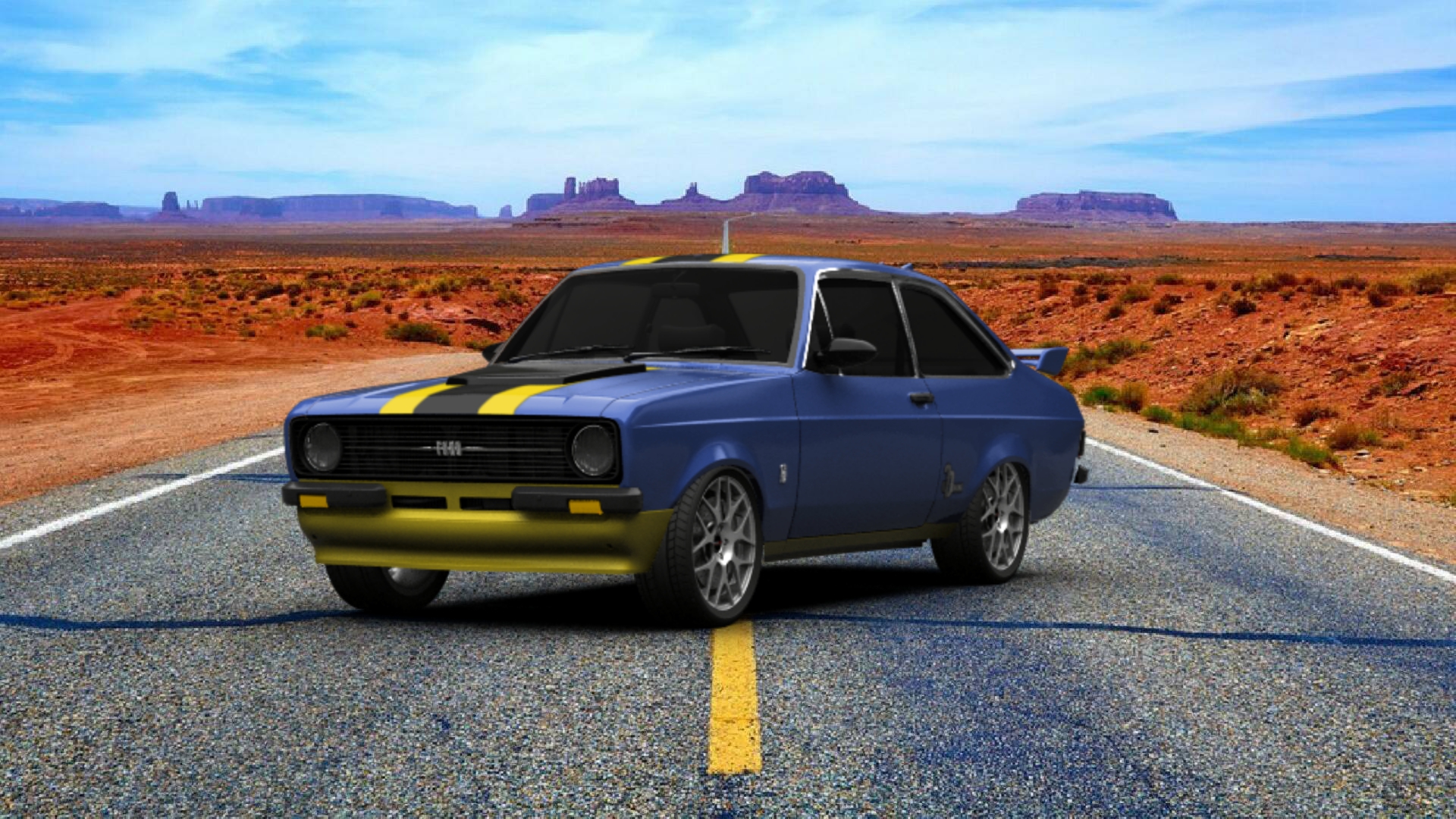 Ford Escort Coupe 1975 tuning