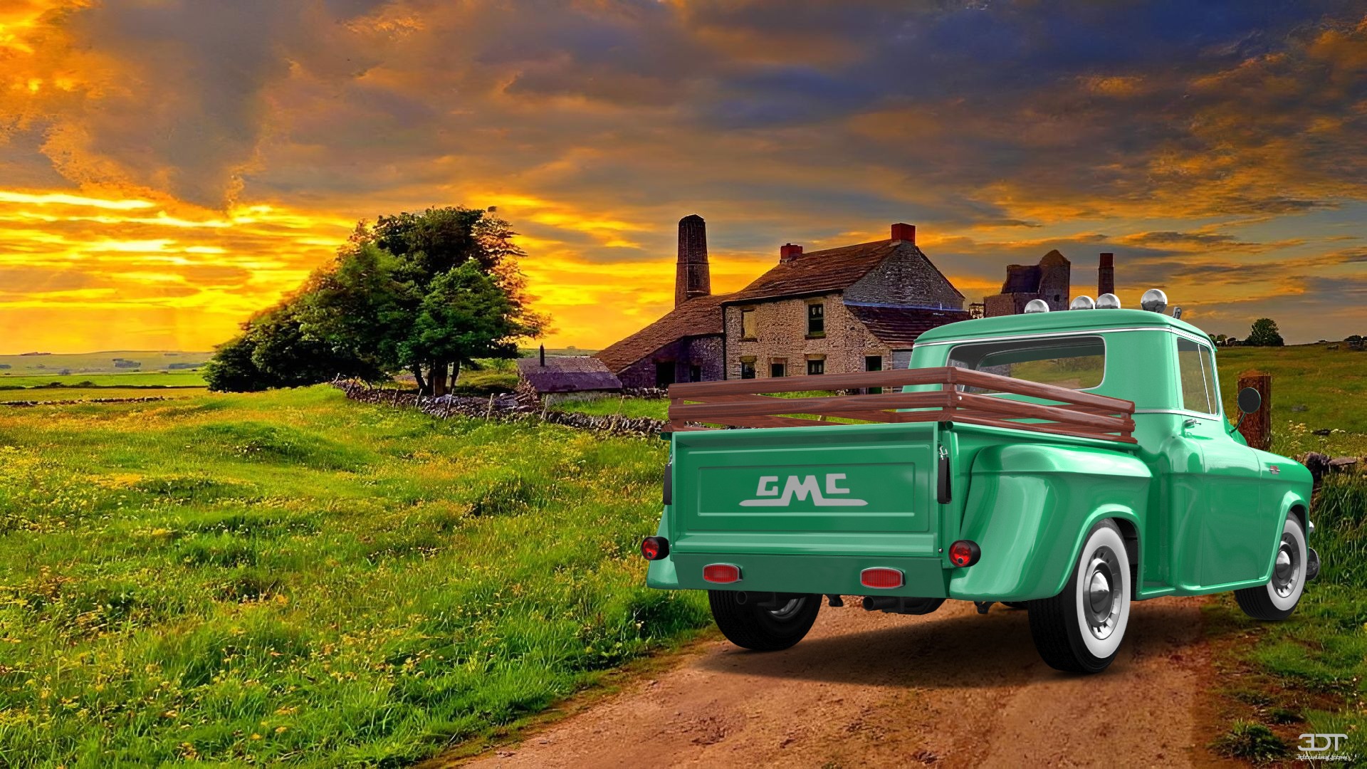 GMC 100 Stepside 2 Door pickup truck 1957