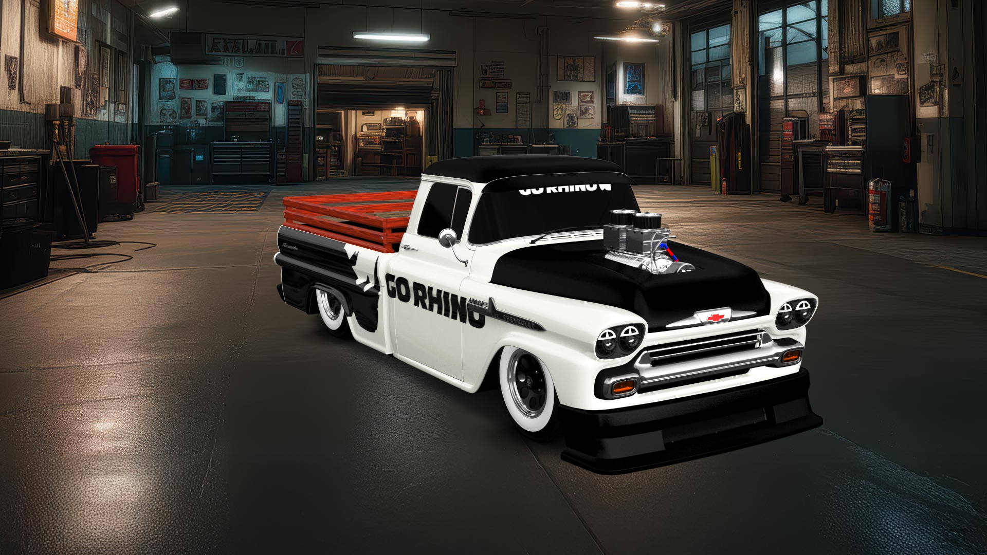 Chevrolet Apache 2 Door pickup truck 1958 tuning