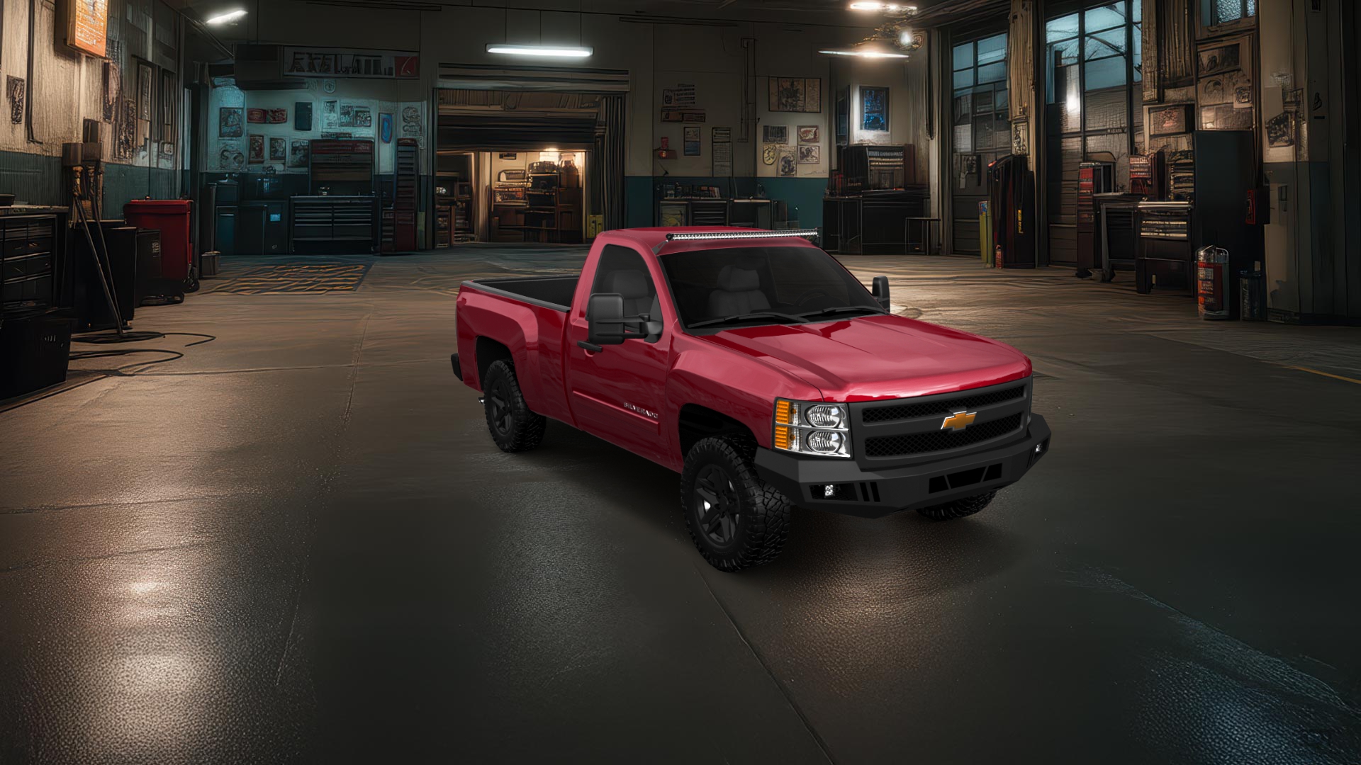 Chevrolet Silverado 1500 6.6 box Truck 2007 tuning