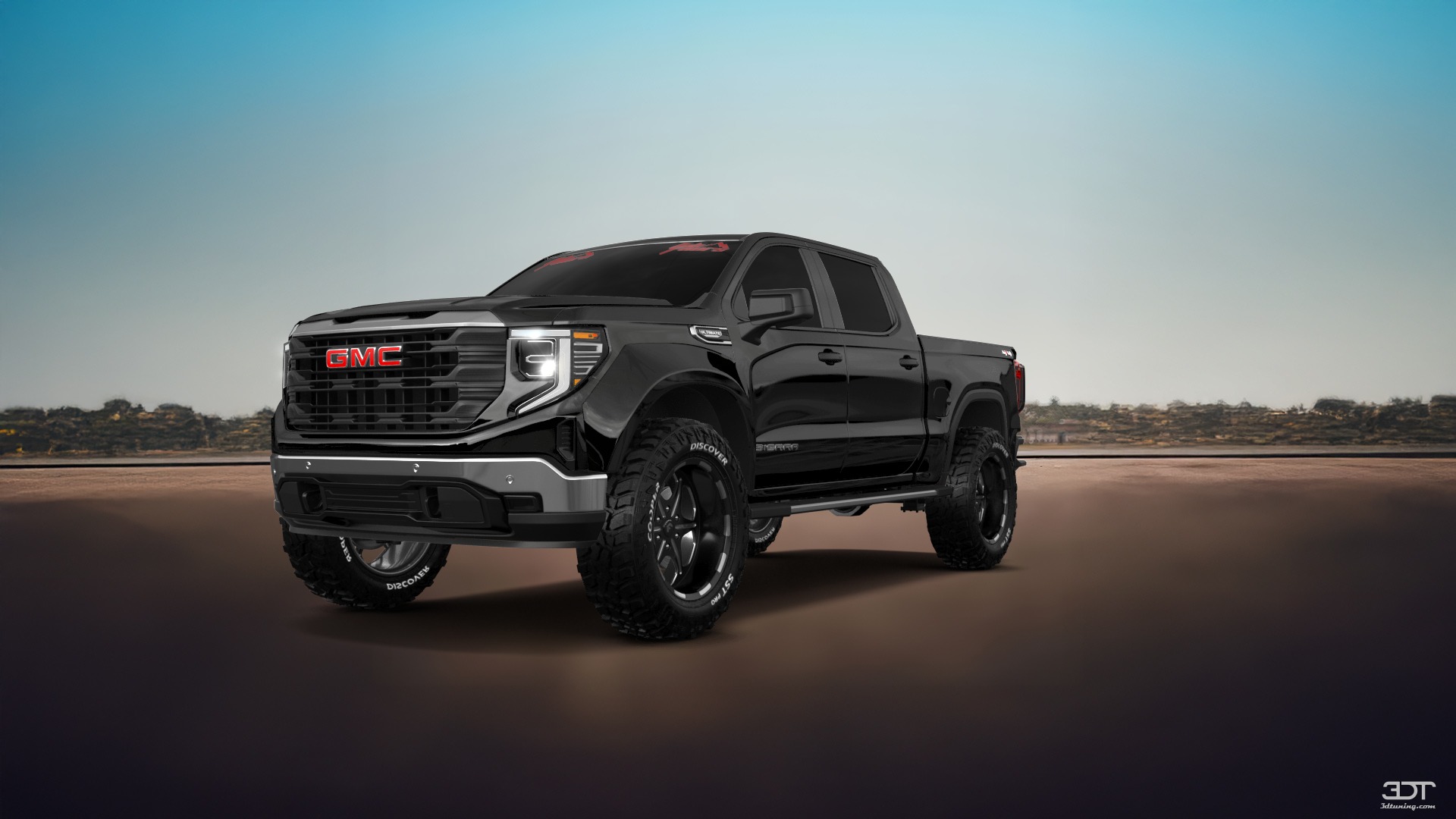 GMC Sierra 1500 Crew Cab 5.8 ft box 4 Door pickup truck 2023 tuning