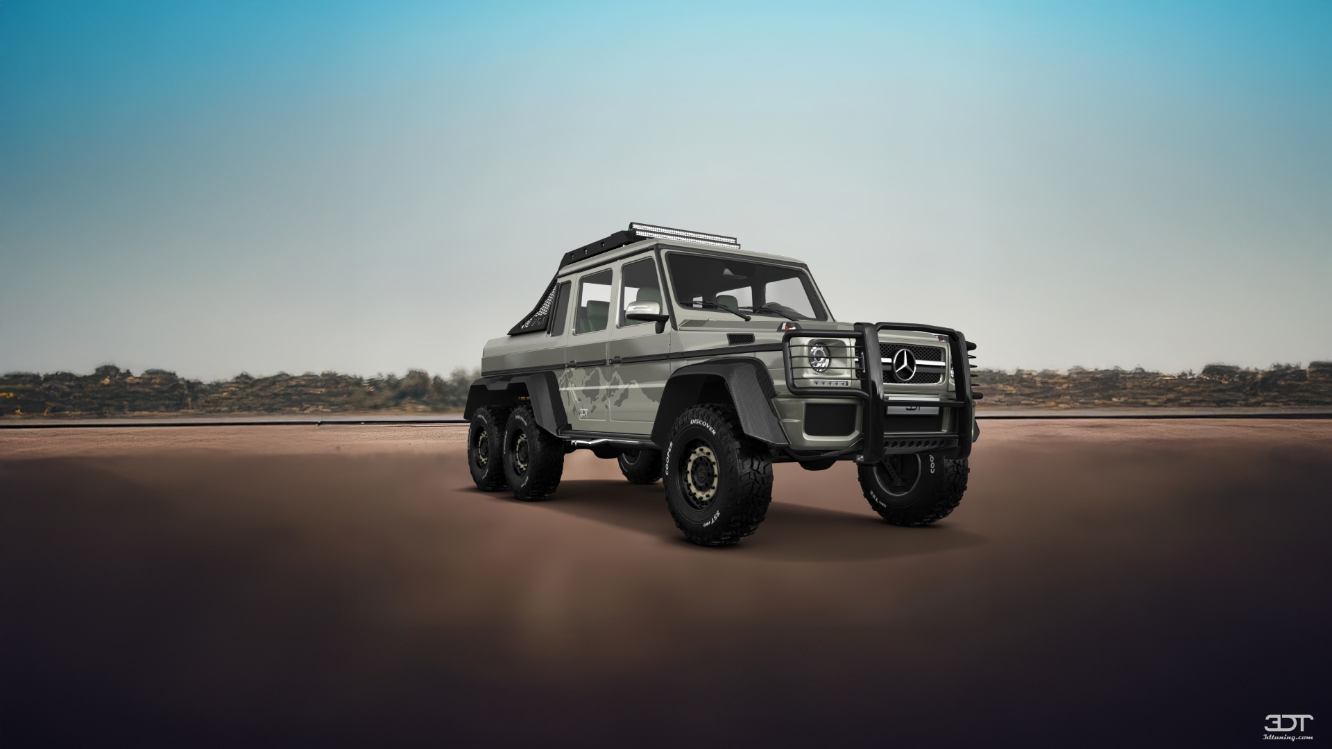 Mercedes G 63 AMG 6x6 4 Door pickup truck 2013 tuning