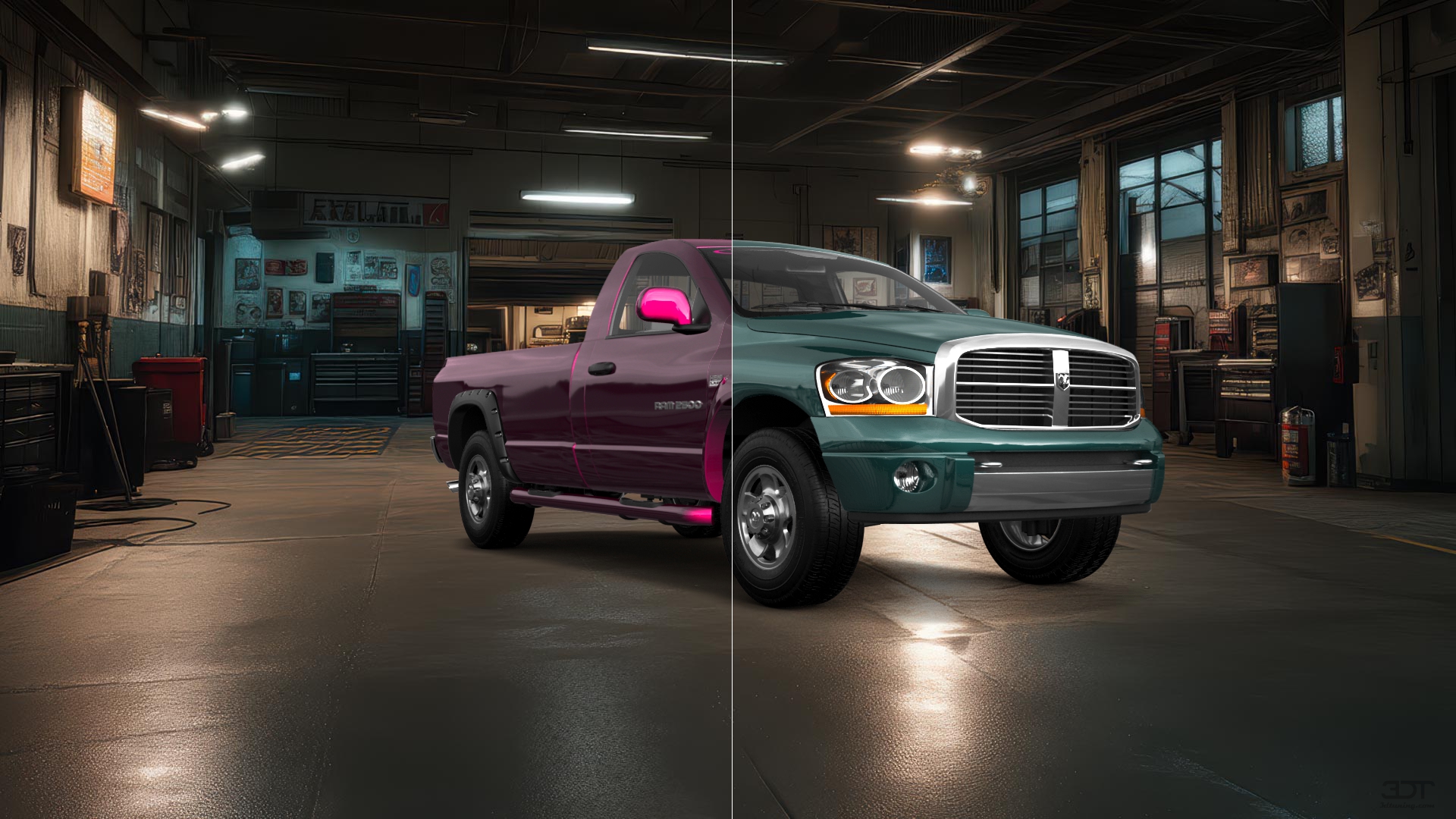 Dodge Ram 2500 Regular Cab 8ft box 2 Door truck 2003 tuning