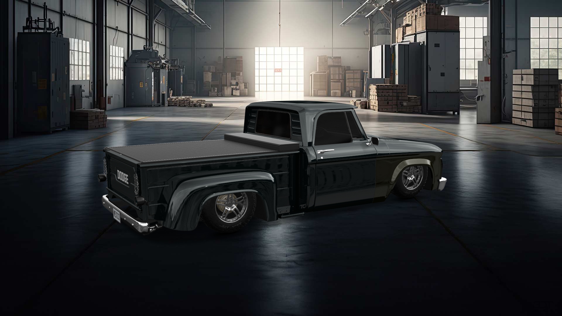 Dodge D-100 Stepside 2 Door pickup truck 1961 tuning