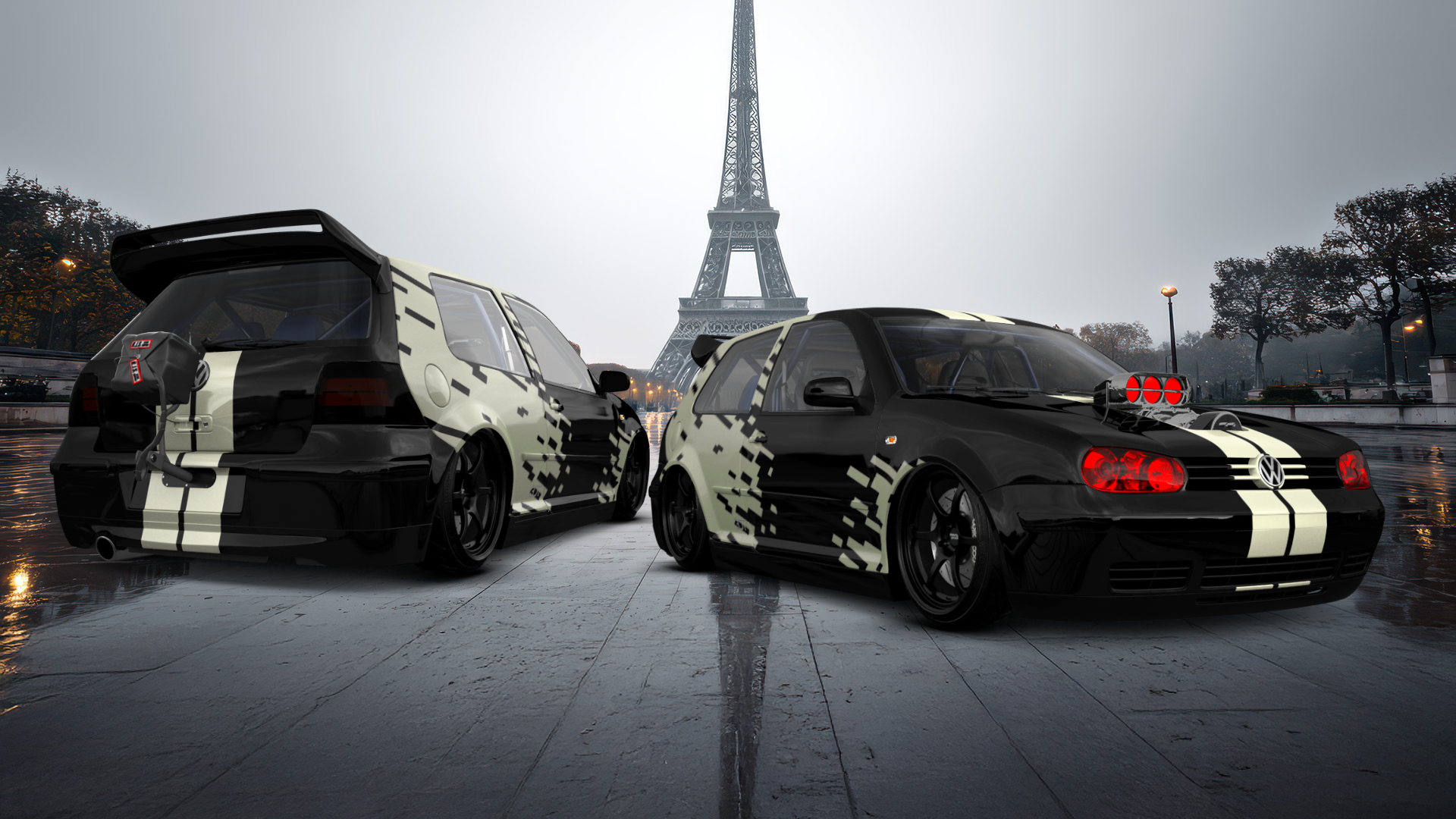 Volkswagen Golf 4 (mk4) 3 Door Hatchback 1997 tuning