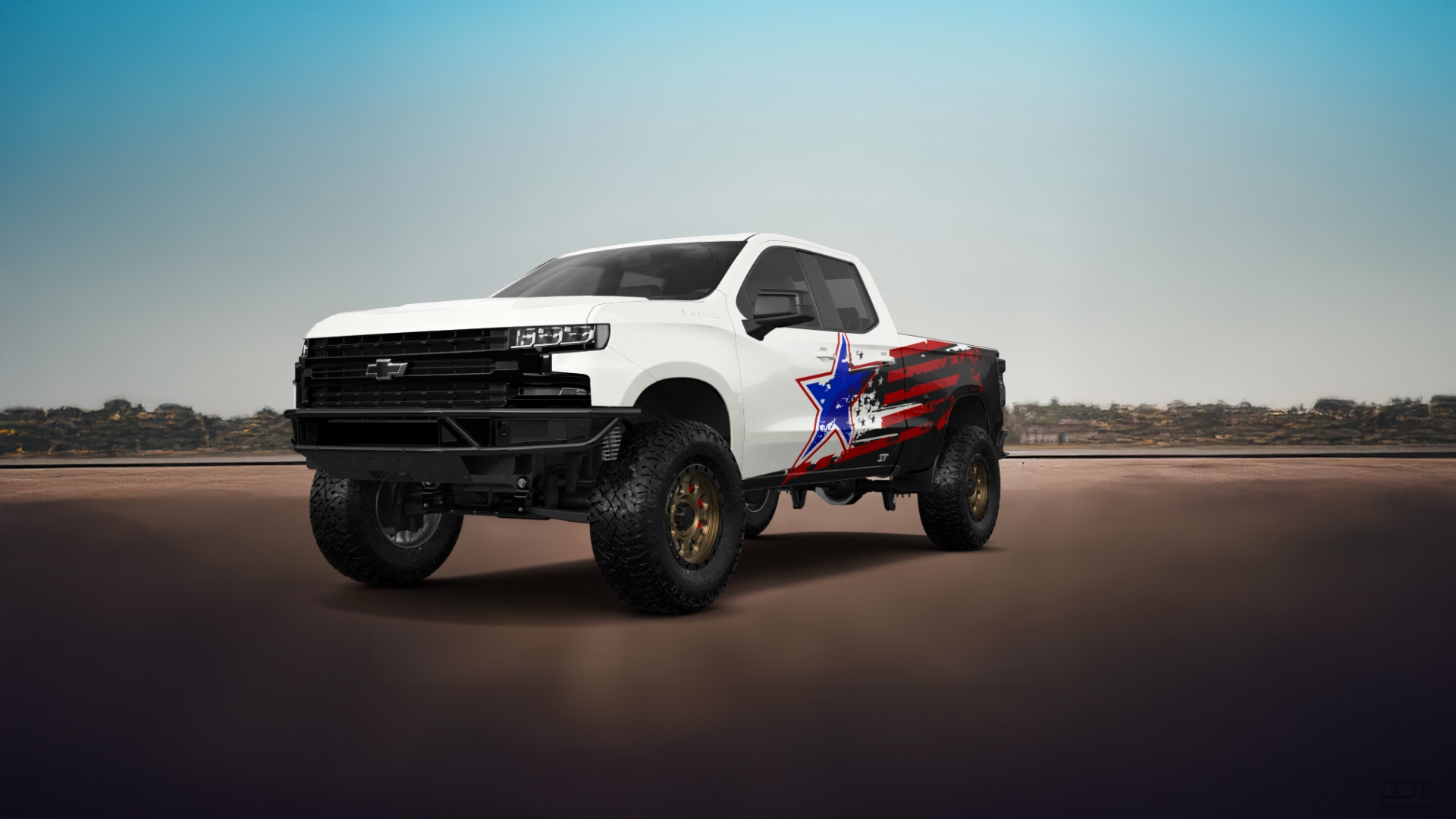 Chevrolet Silverado 1500 6.6 ft box 4 Door pickup truck 2021 tuning