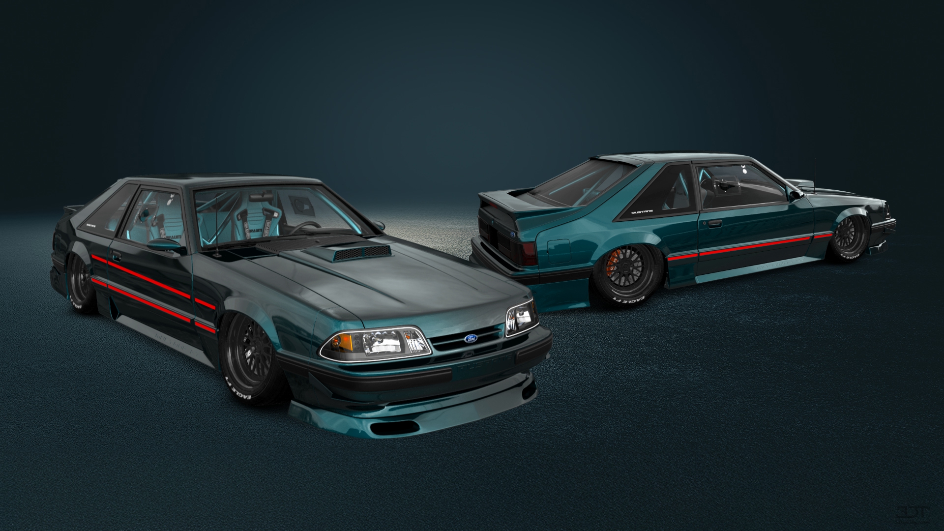 Ford Mustang 3 Door Hatchback 1988 tuning