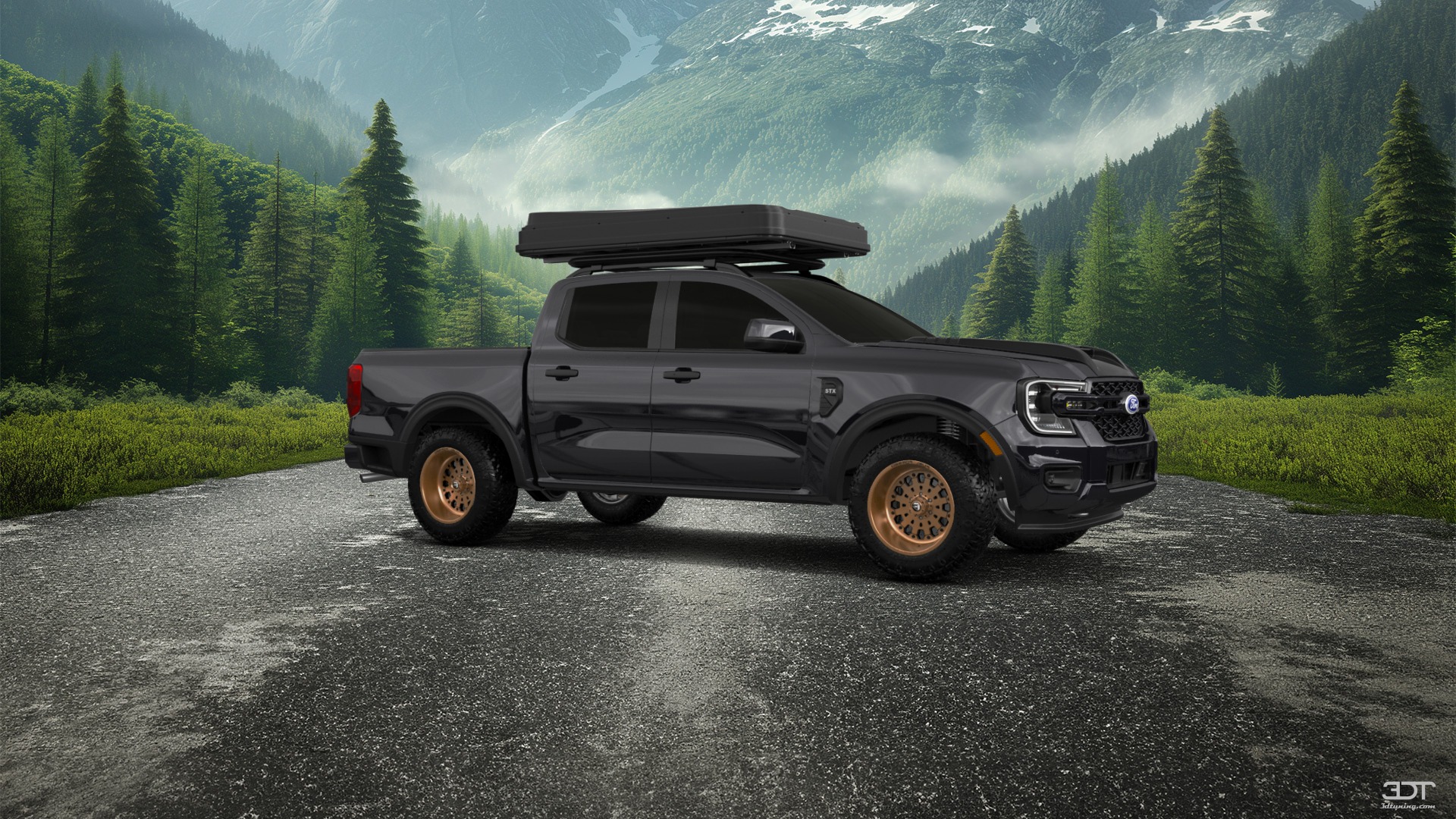 Ford Ranger 4 Door pickup truck 2022 tuning