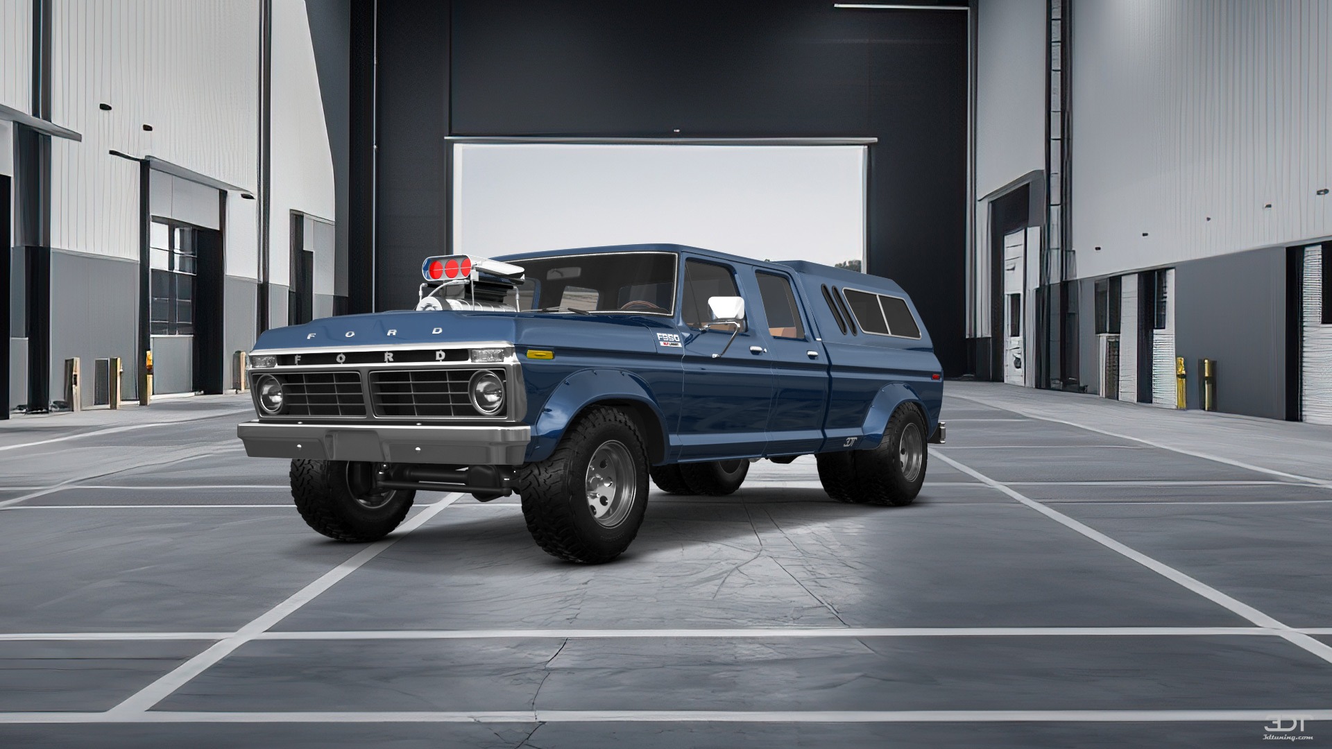 Ford F-350 Dually 4 Door pickup truck 1973 tuning