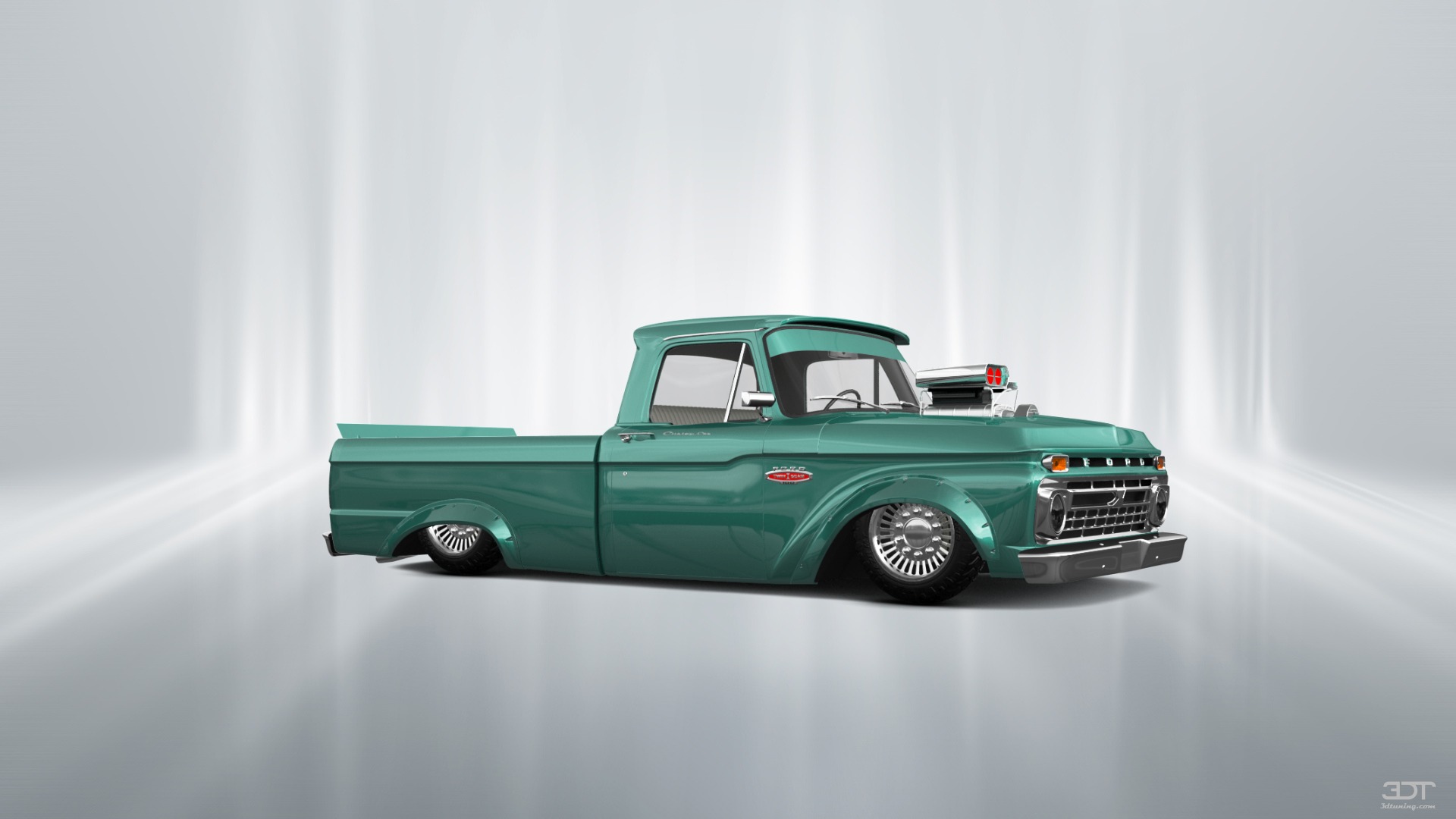 Ford F-100 Custom Cab 2 Door pickup truck 1966 tuning