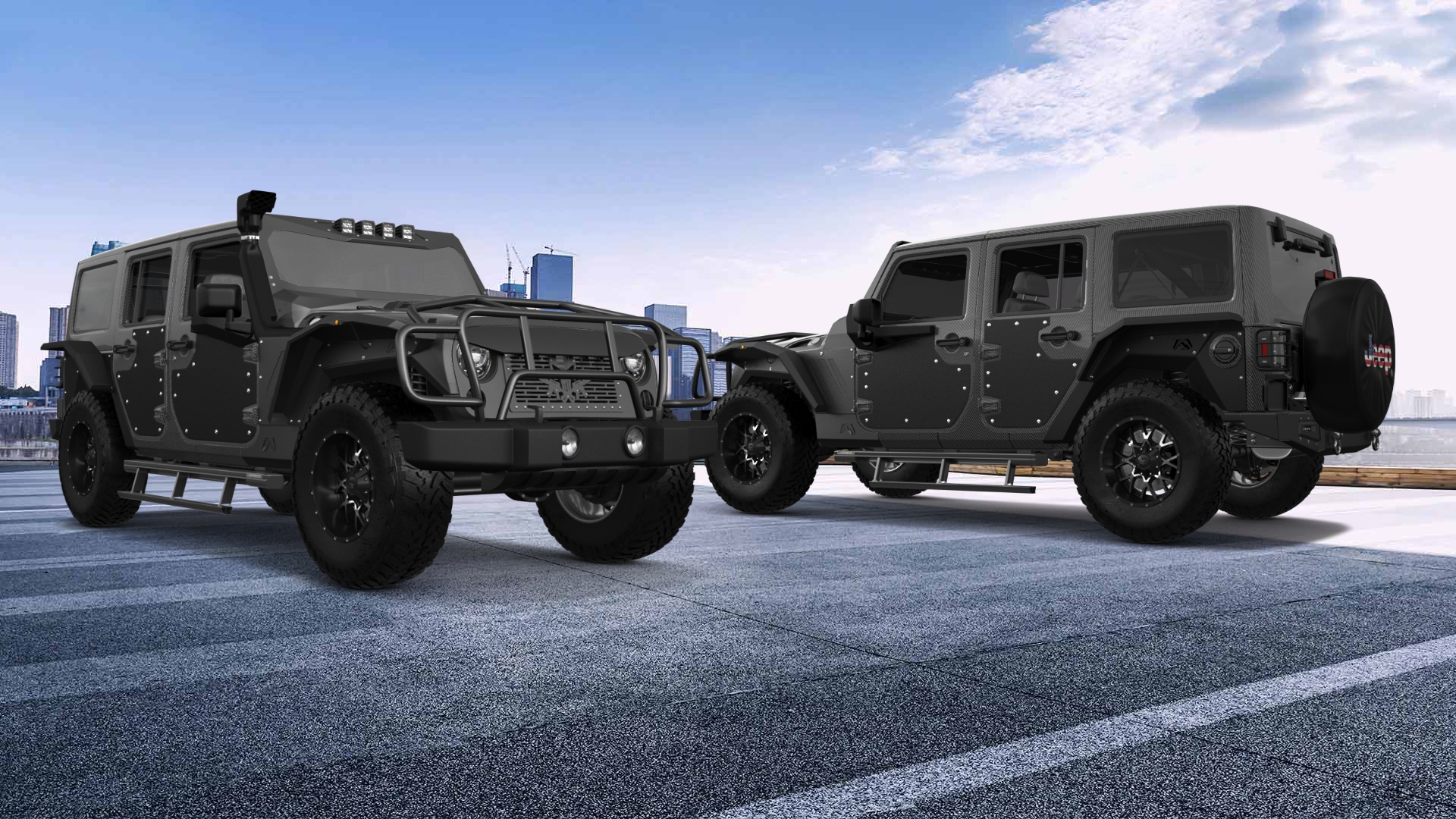 Jeep Wrangler Unlimited JK Rubicon Recon 4 Door SUV 2017 tuning