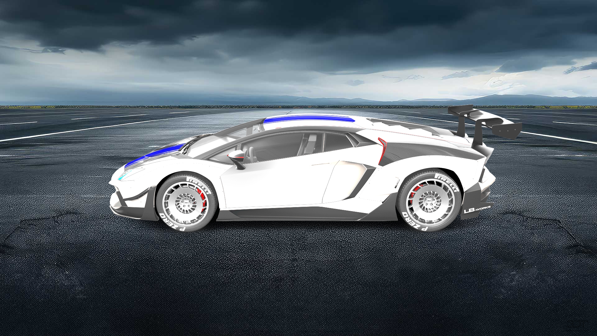 Lamborghini Aventador 2 Door Coupe 2012 tuning