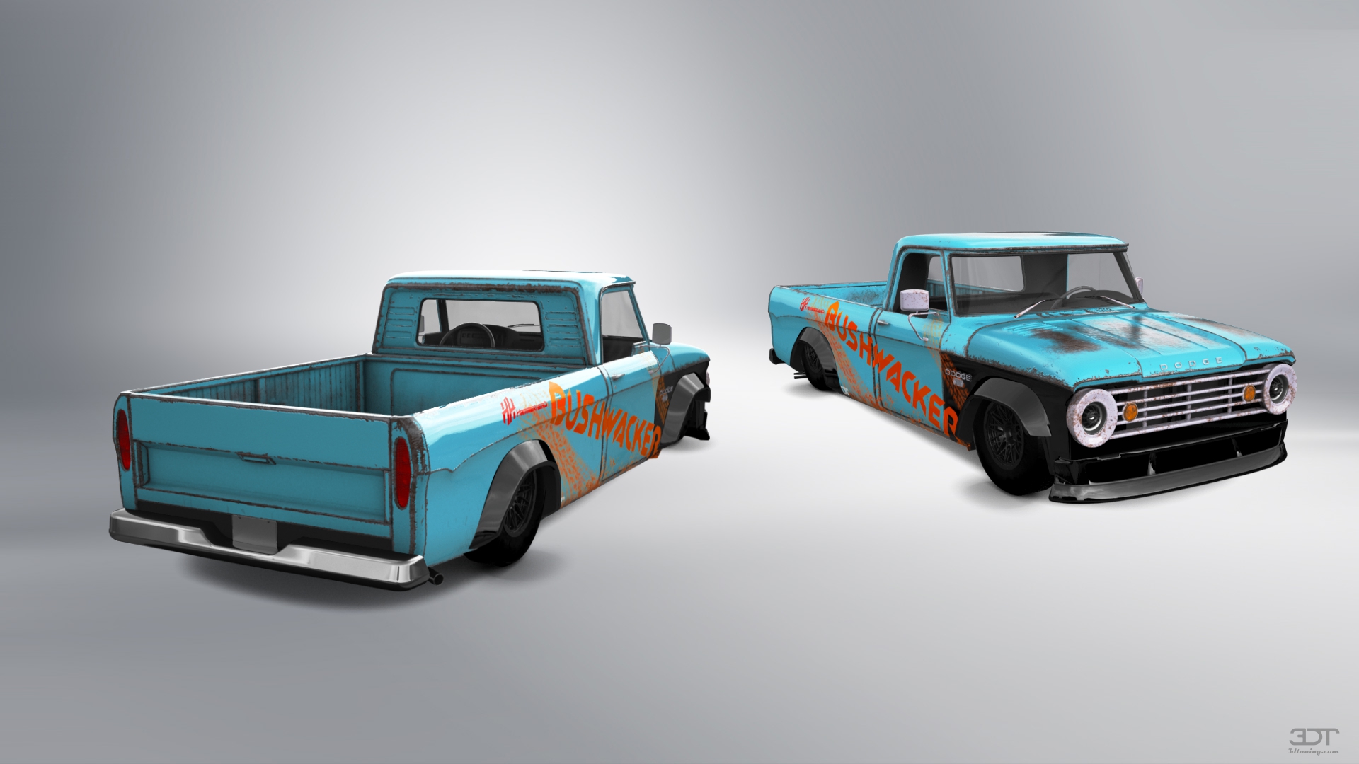 Dodge Power Wagon W200 2 Door pickup truck 1966 tuning