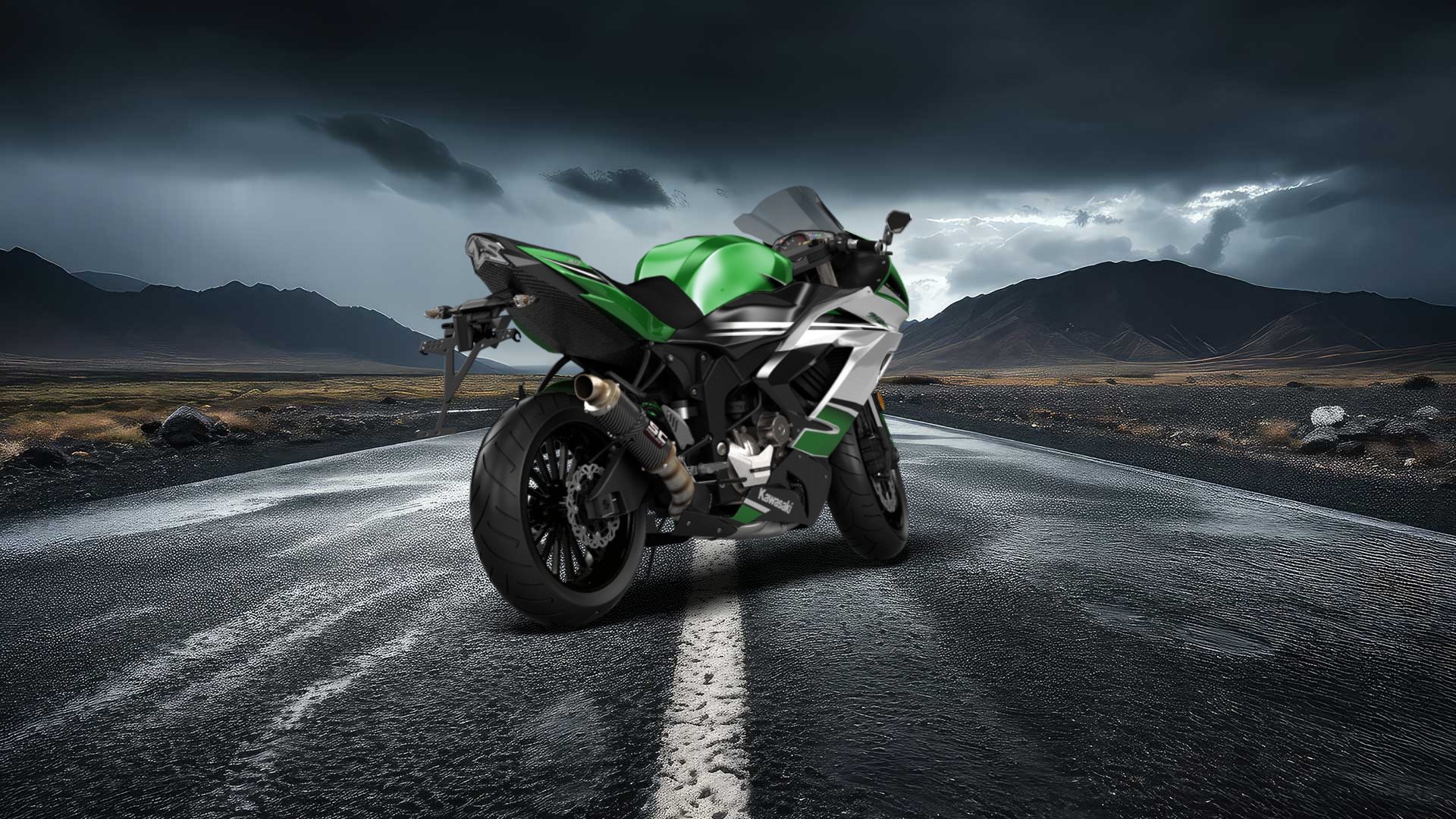 Kawasaki Ninja ZX 6R Sport Bike 2015 tuning