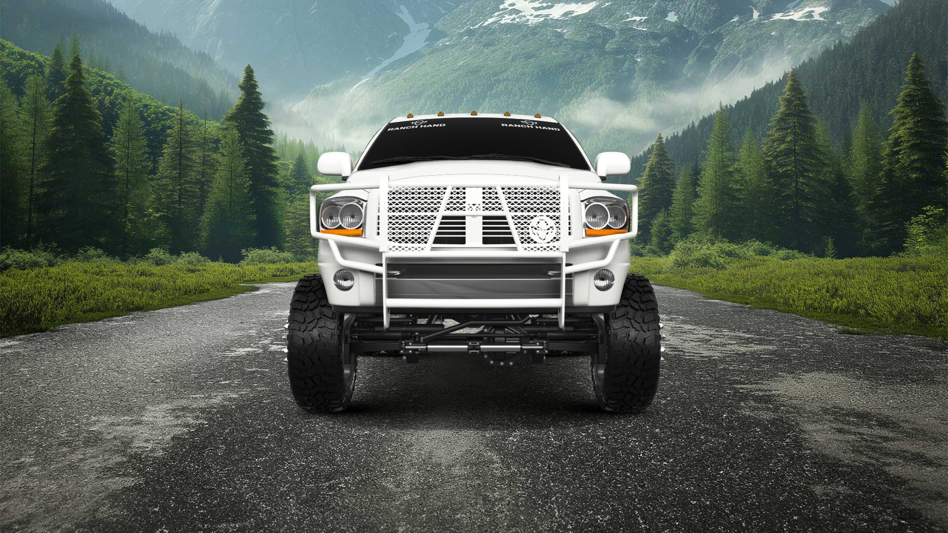 Dodge Ram 3500 Dually 4 Door pickup truck 2007