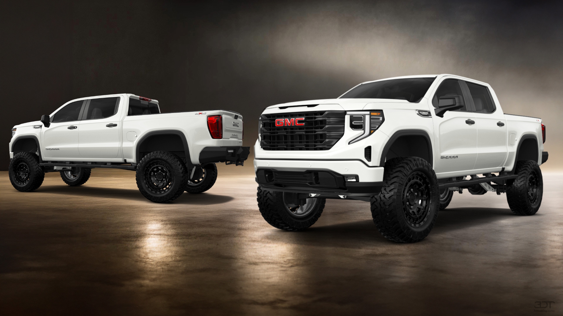 GMC Sierra 1500 Crew Cab 5.8 ft box 4 Door pickup truck 2023 tuning